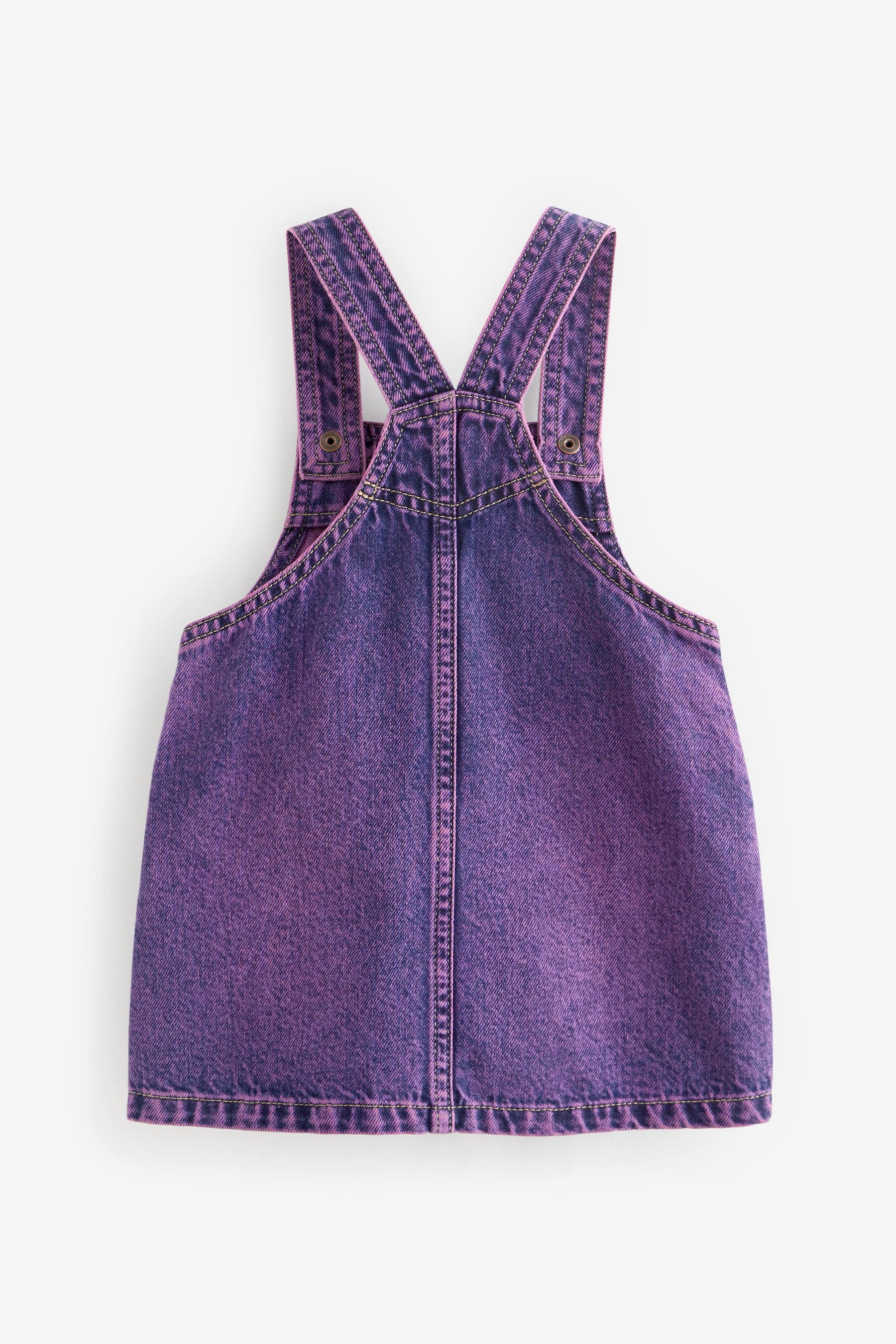 Purple Denim Pinafore Dress (3mths-7yrs)