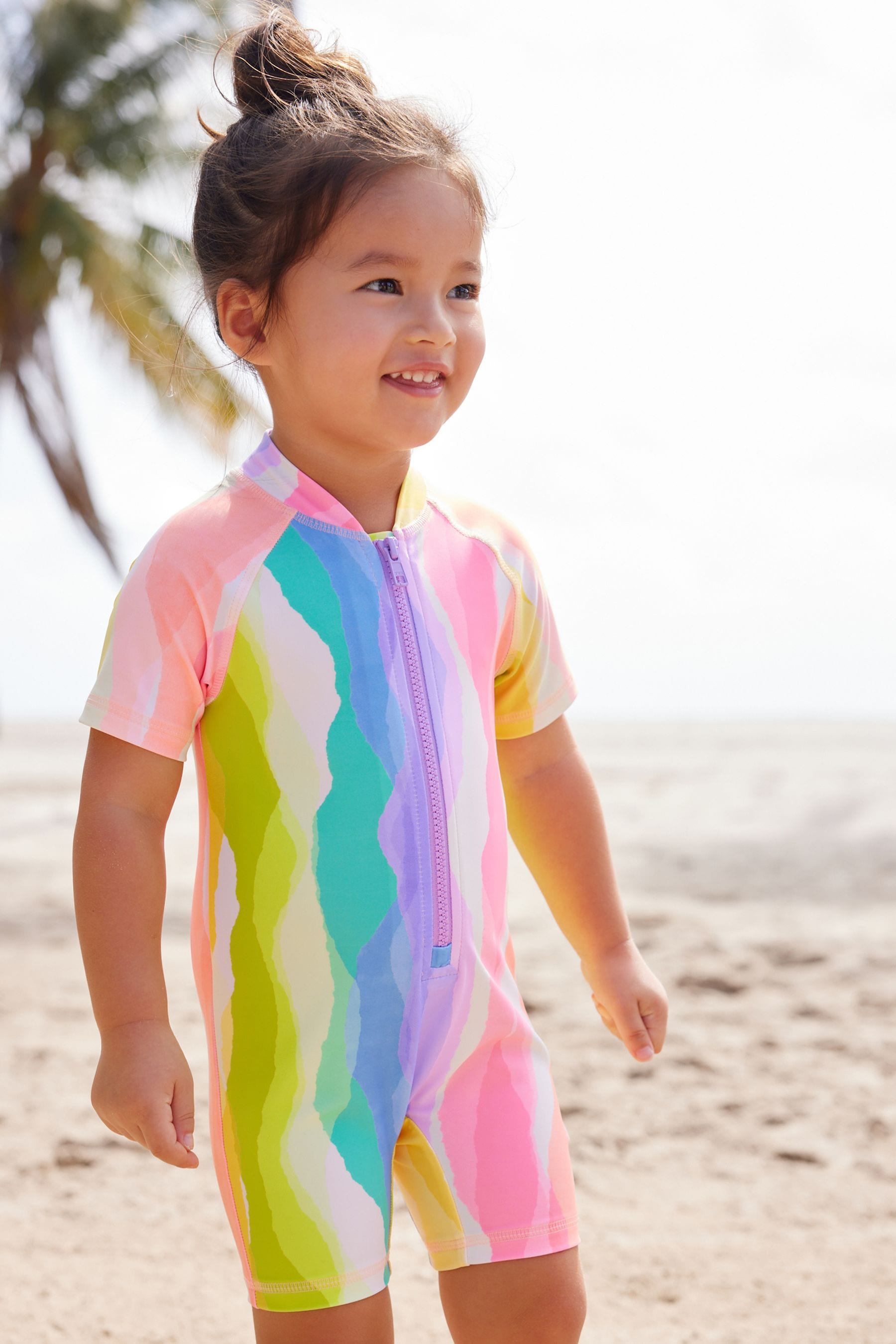 Multi Rainbow Sunsafe Swimsuit (3mths-7yrs)