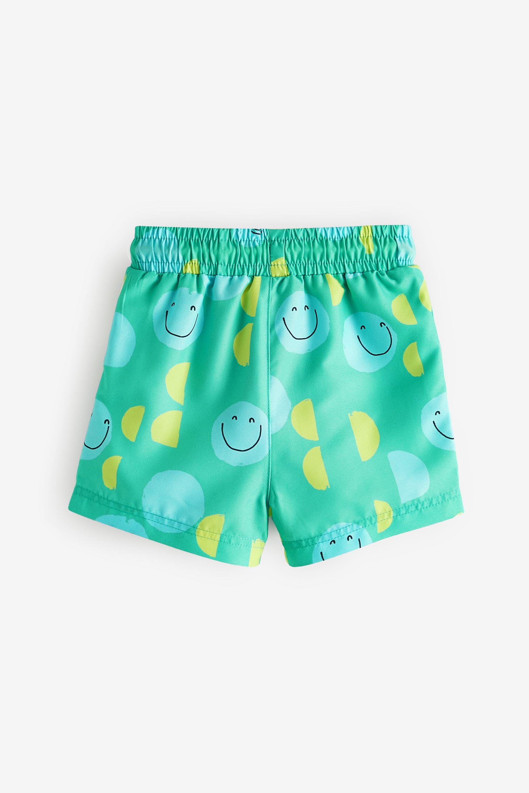 Green/Yellow Printed Swim Shorts (3mths-7yrs)