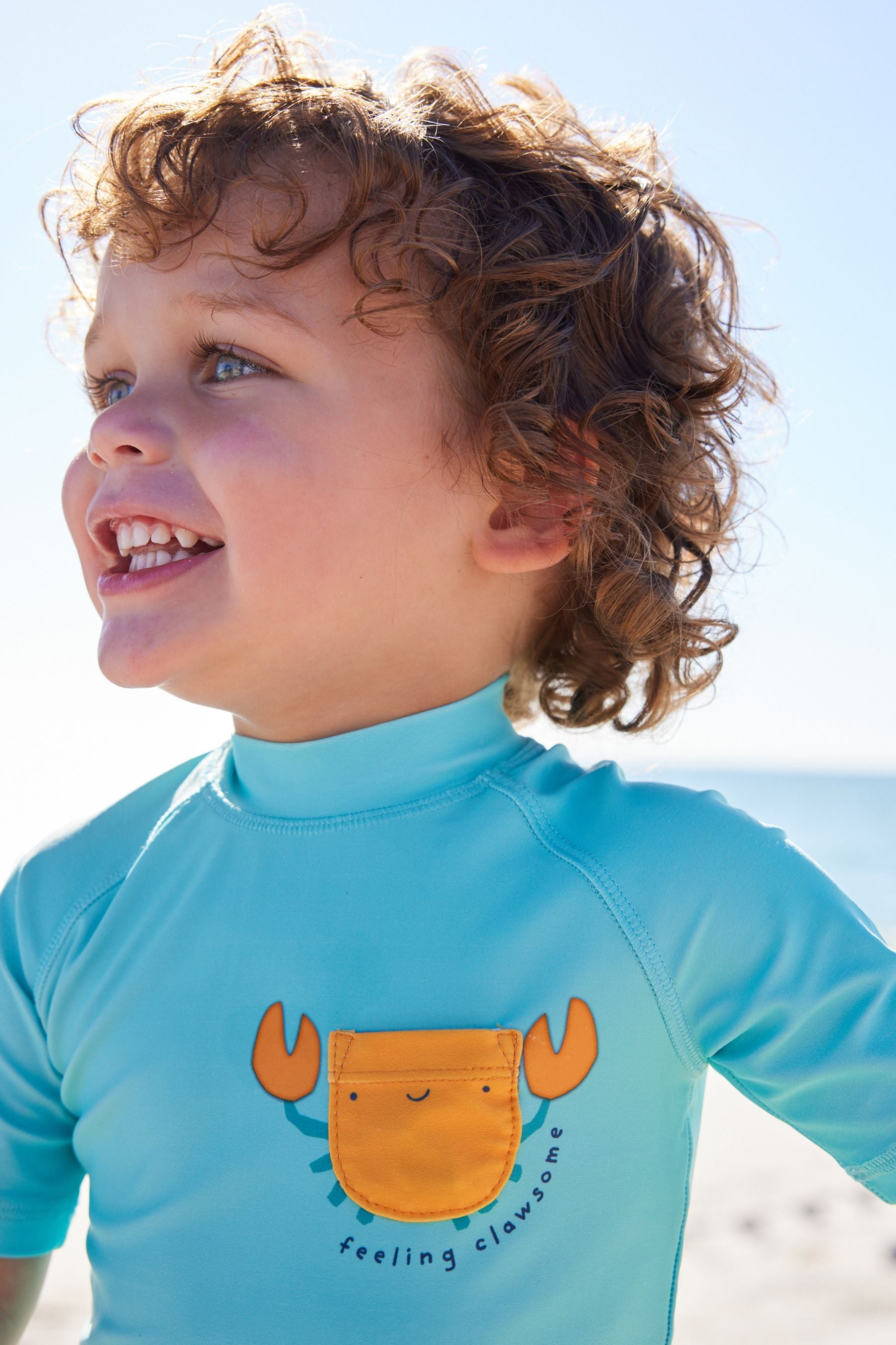 Blue Crab Sunsafe Top and Shorts Set (3mths-7yrs)