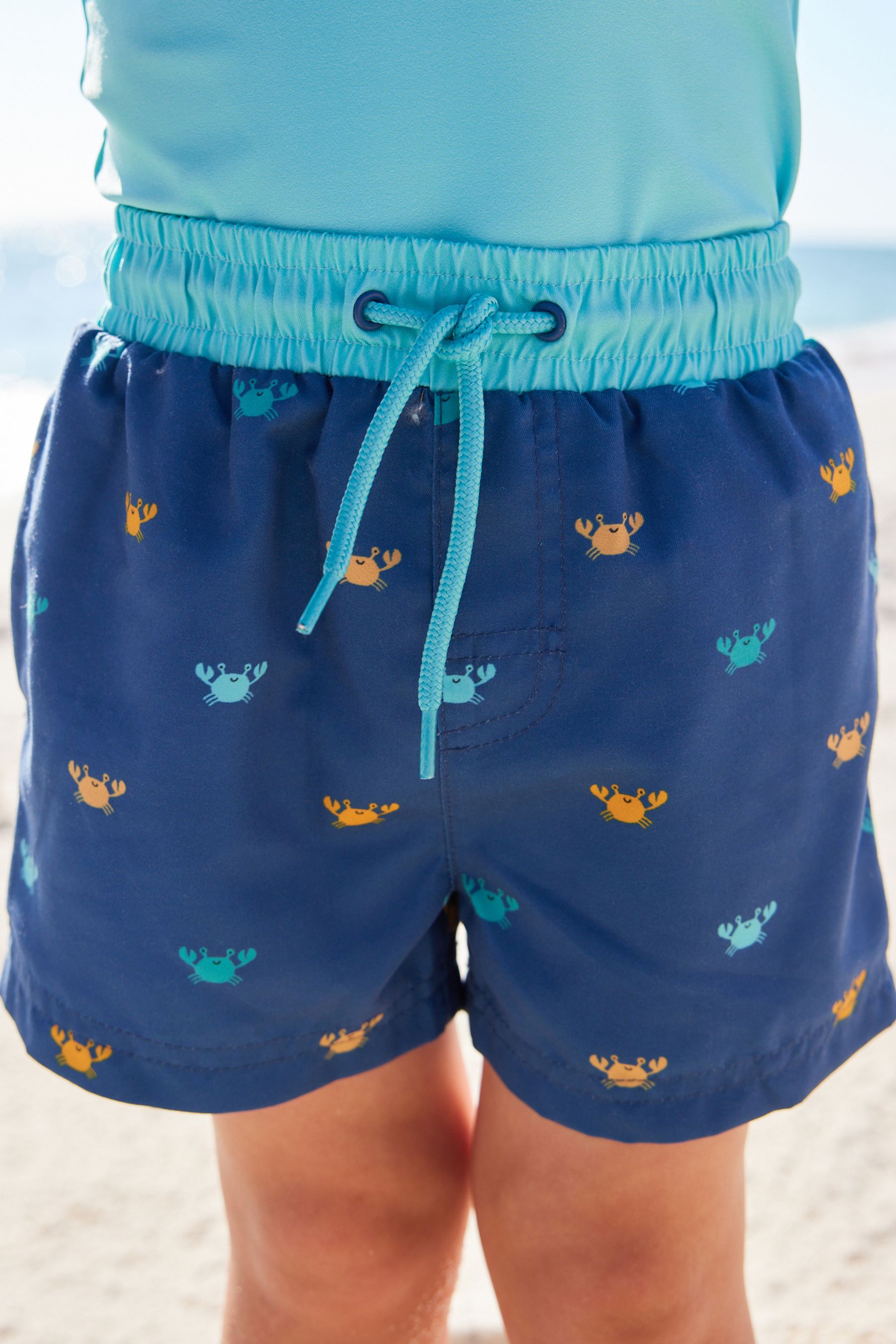 Blue Crab Sunsafe Top and Shorts Set (3mths-7yrs)