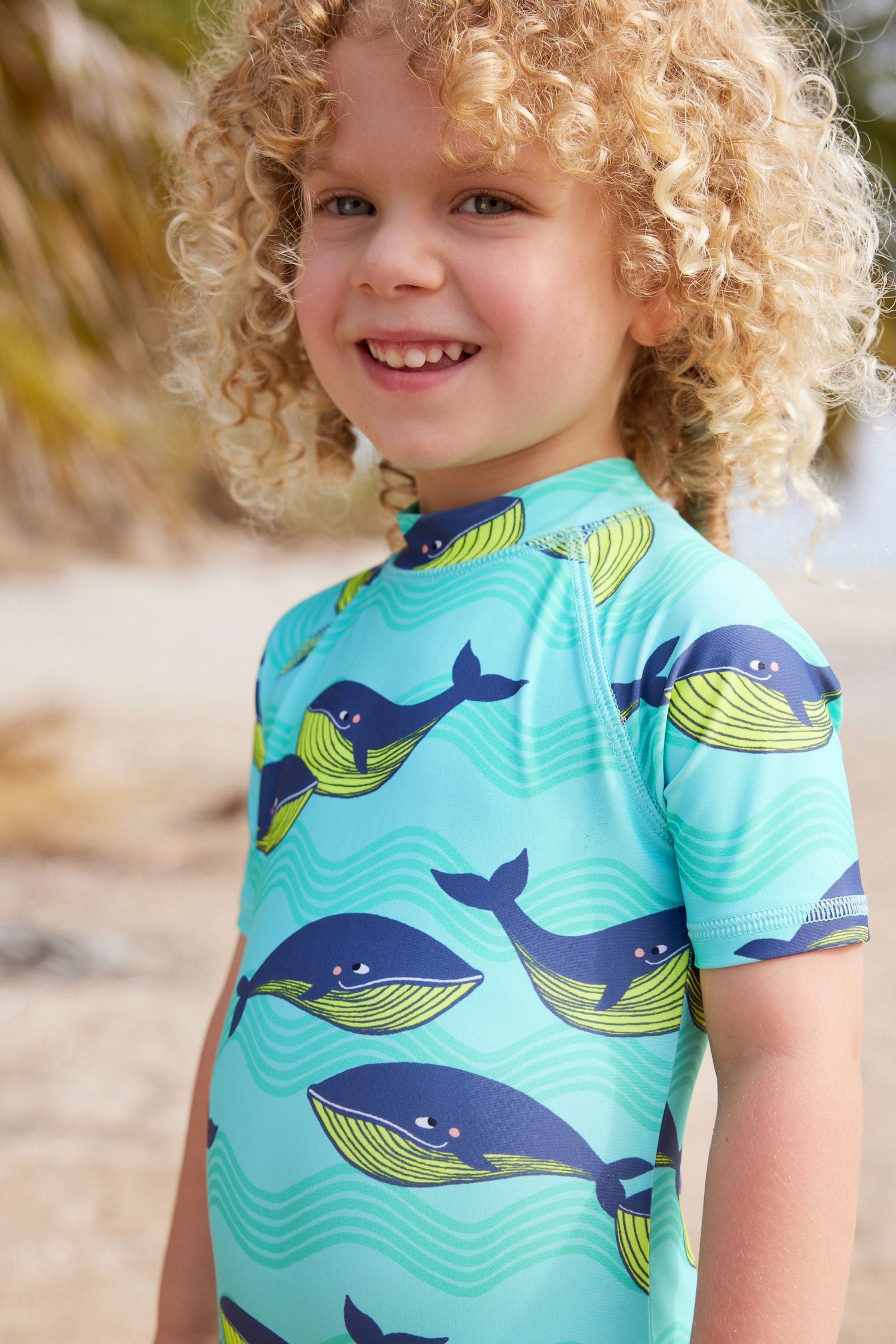 Mint Whale Sunsafe All-In-One Swimsuit (3mths-7yrs)