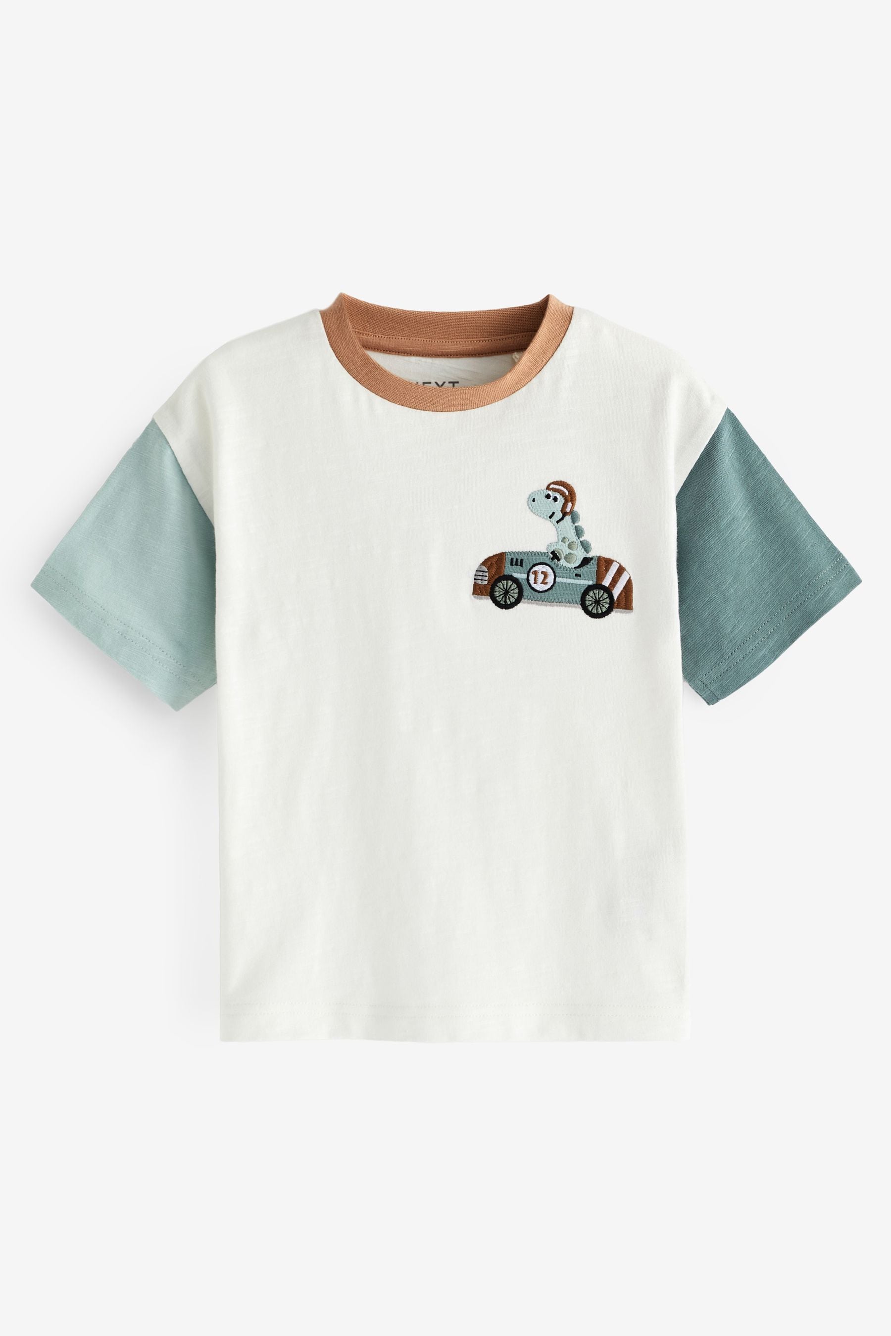 Multi Appliquééé Character Short Sleeve T-Shirt (3mths-7yrs)