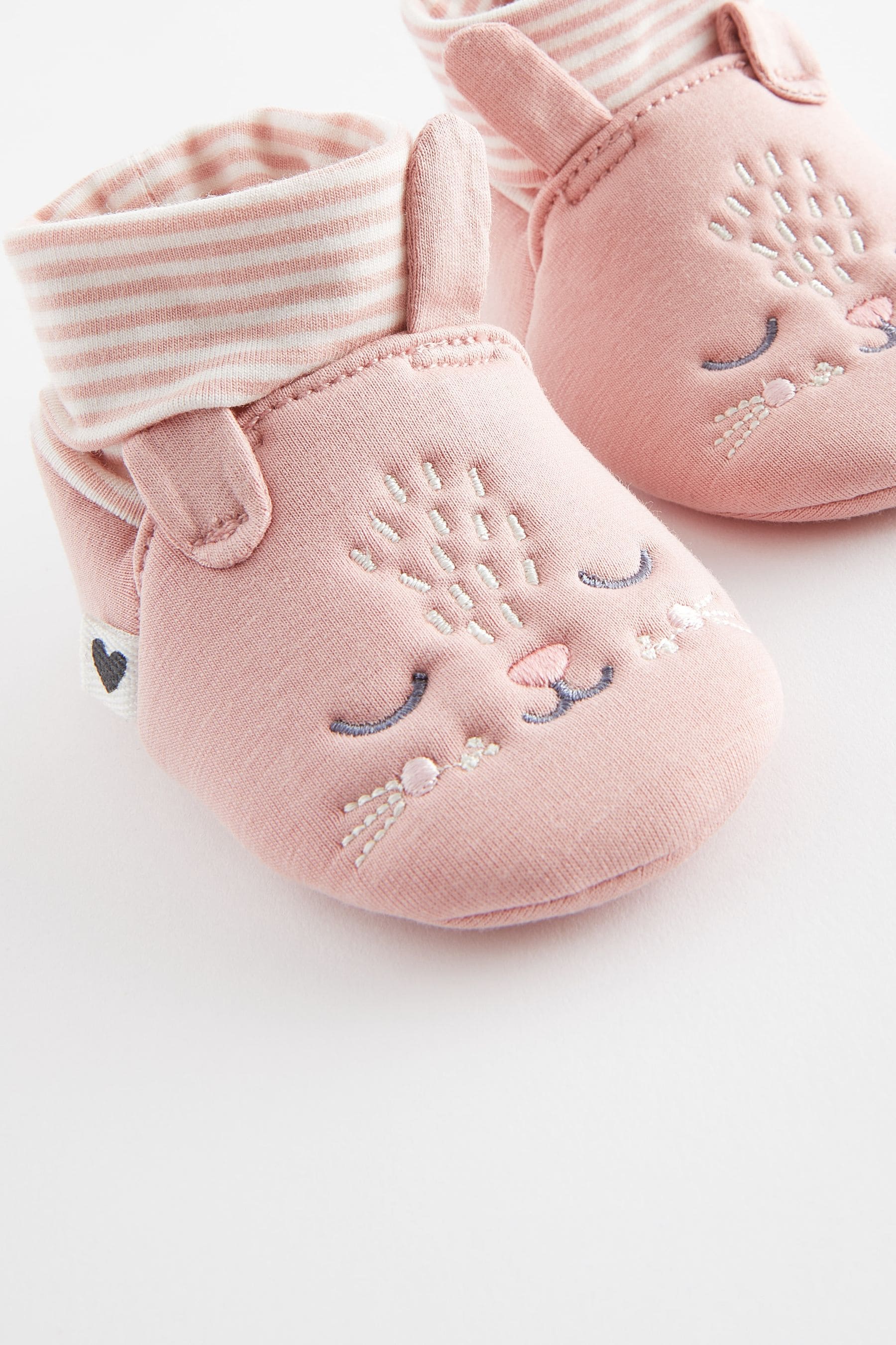 Pink Bunny Bootie Baby Shoes (0-18mths)