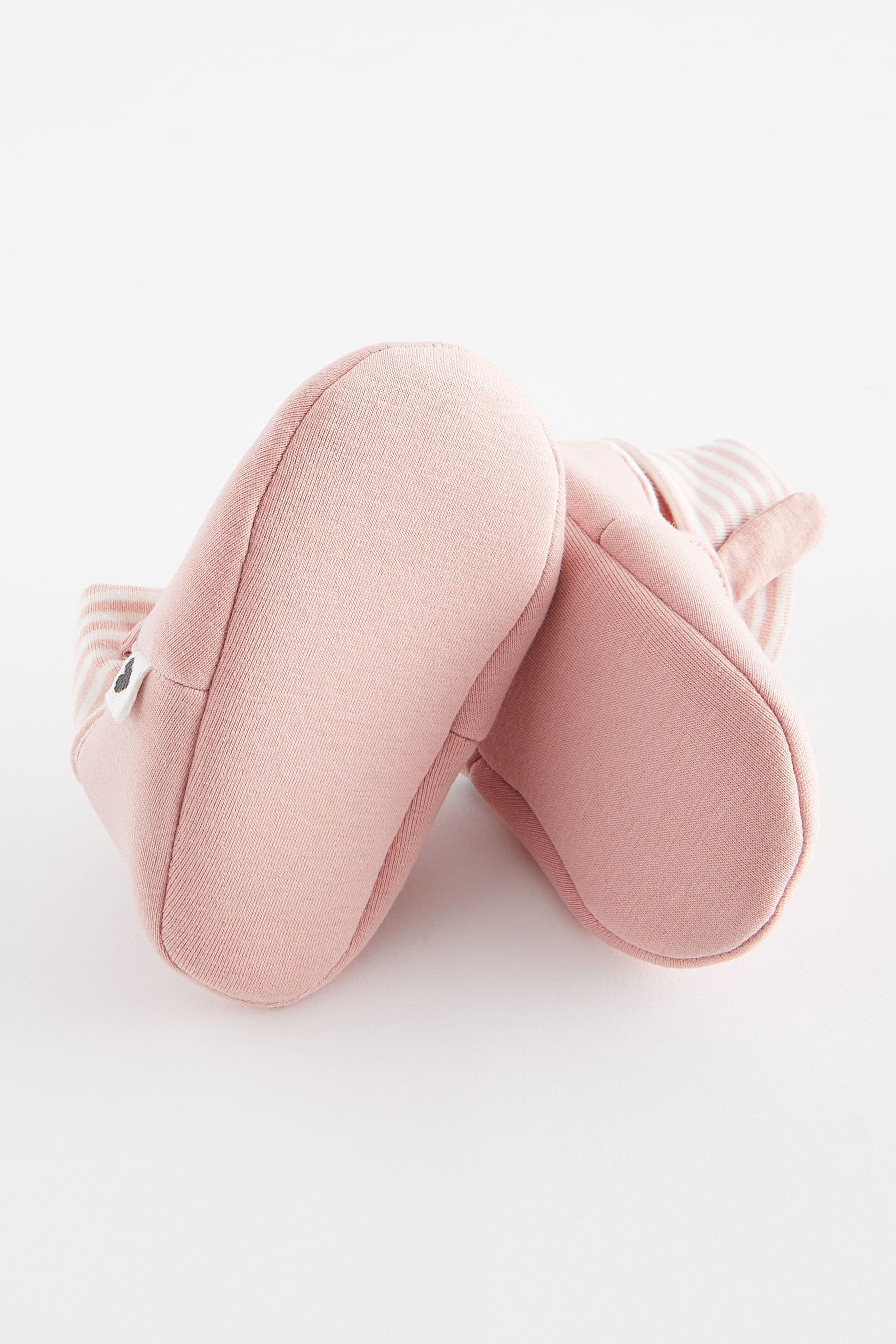 Pink Bunny Bootie Baby Shoes (0-18mths)