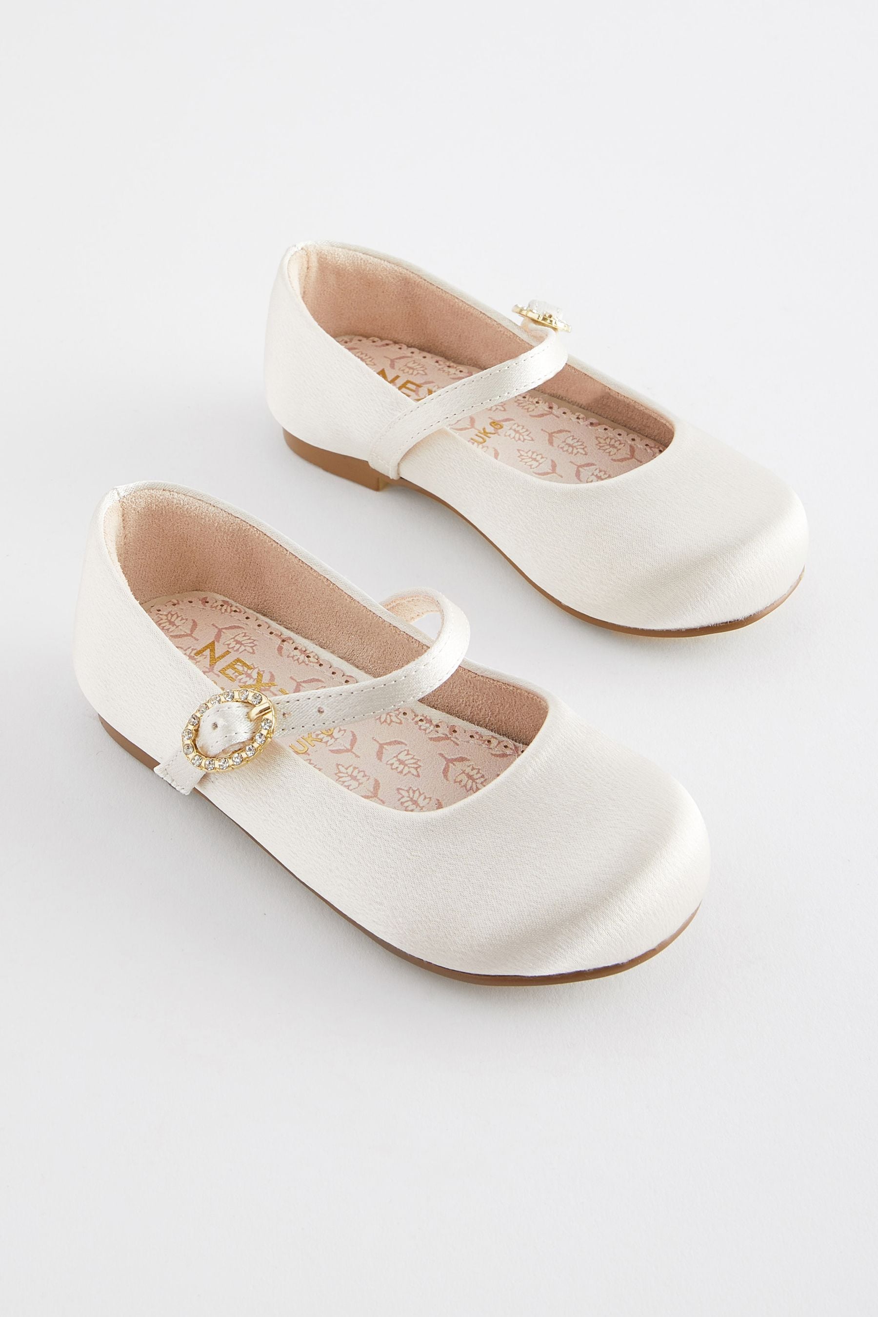 Ivory White Bridesmaid Occasion Mary Jane Shoes