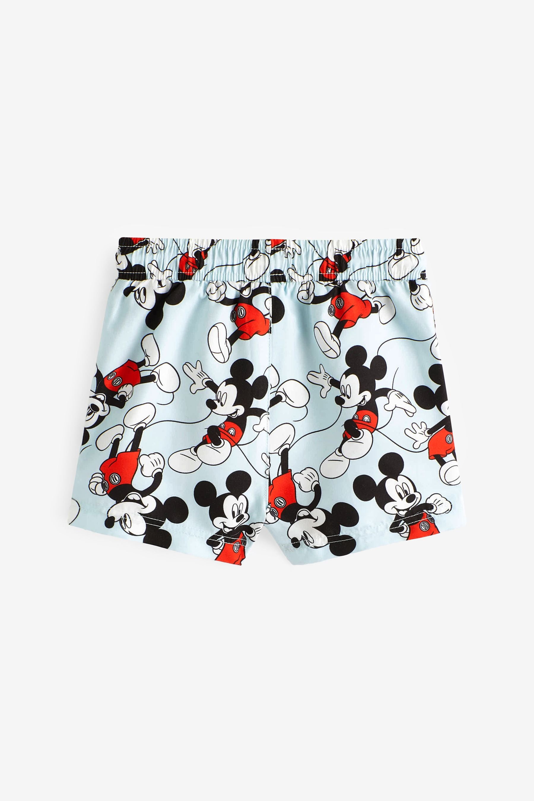 Blue Mickey Mouse Printed Swim Shorts (3mths-7yrs)