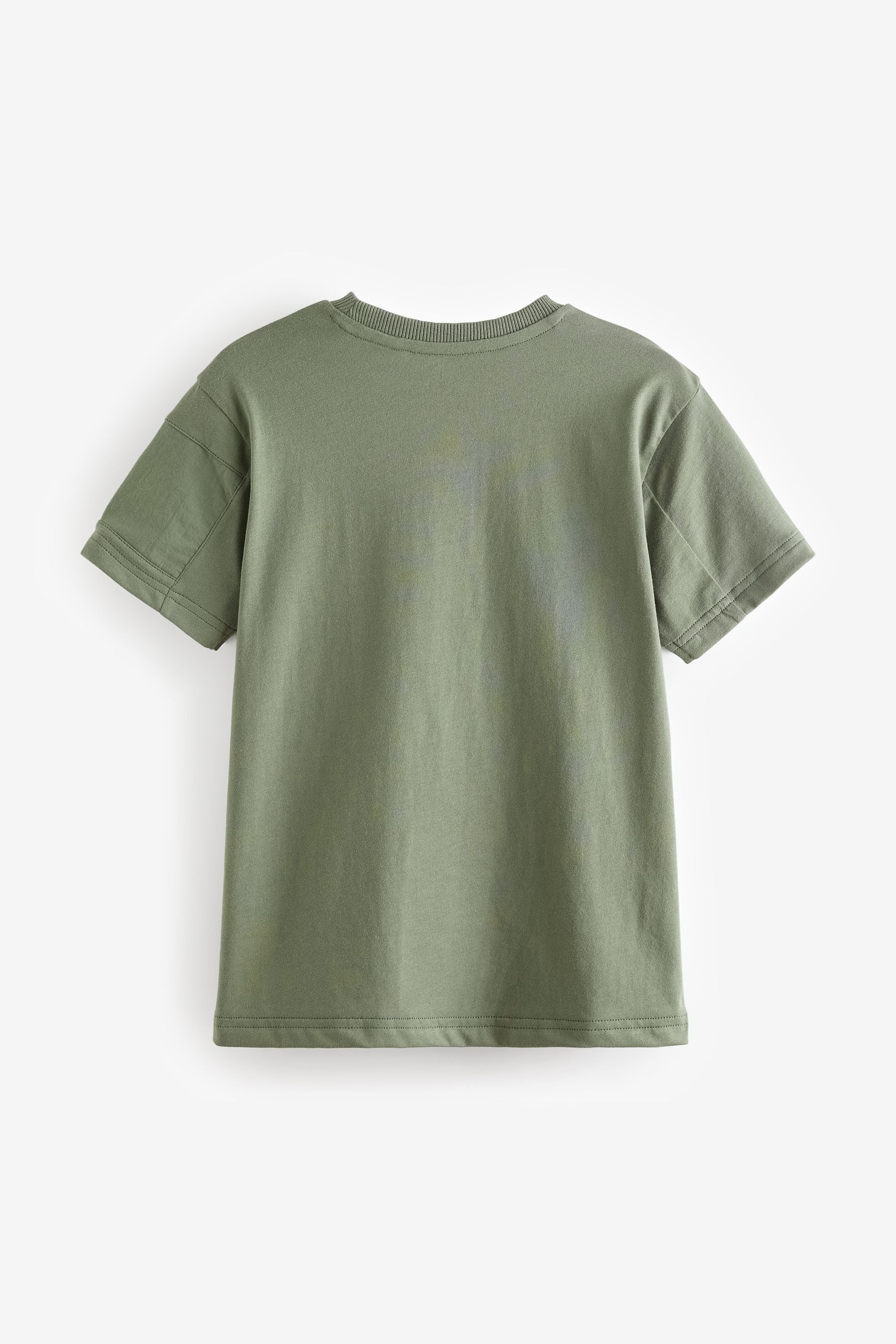 Green Short Sleeve Utility T-Shirt (3-16yrs)