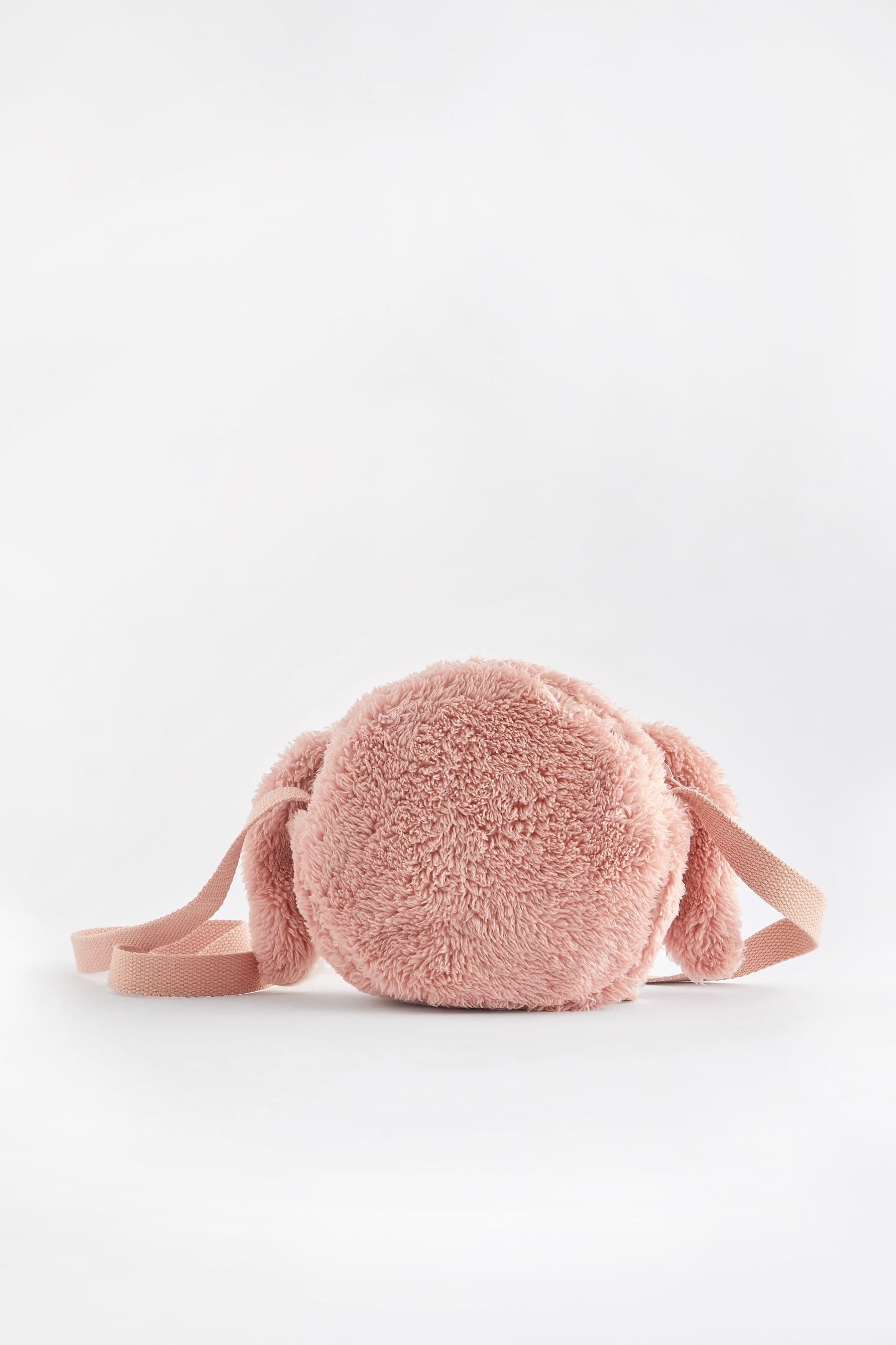 Pink Bunny Faux Fur Cross-Body Bag