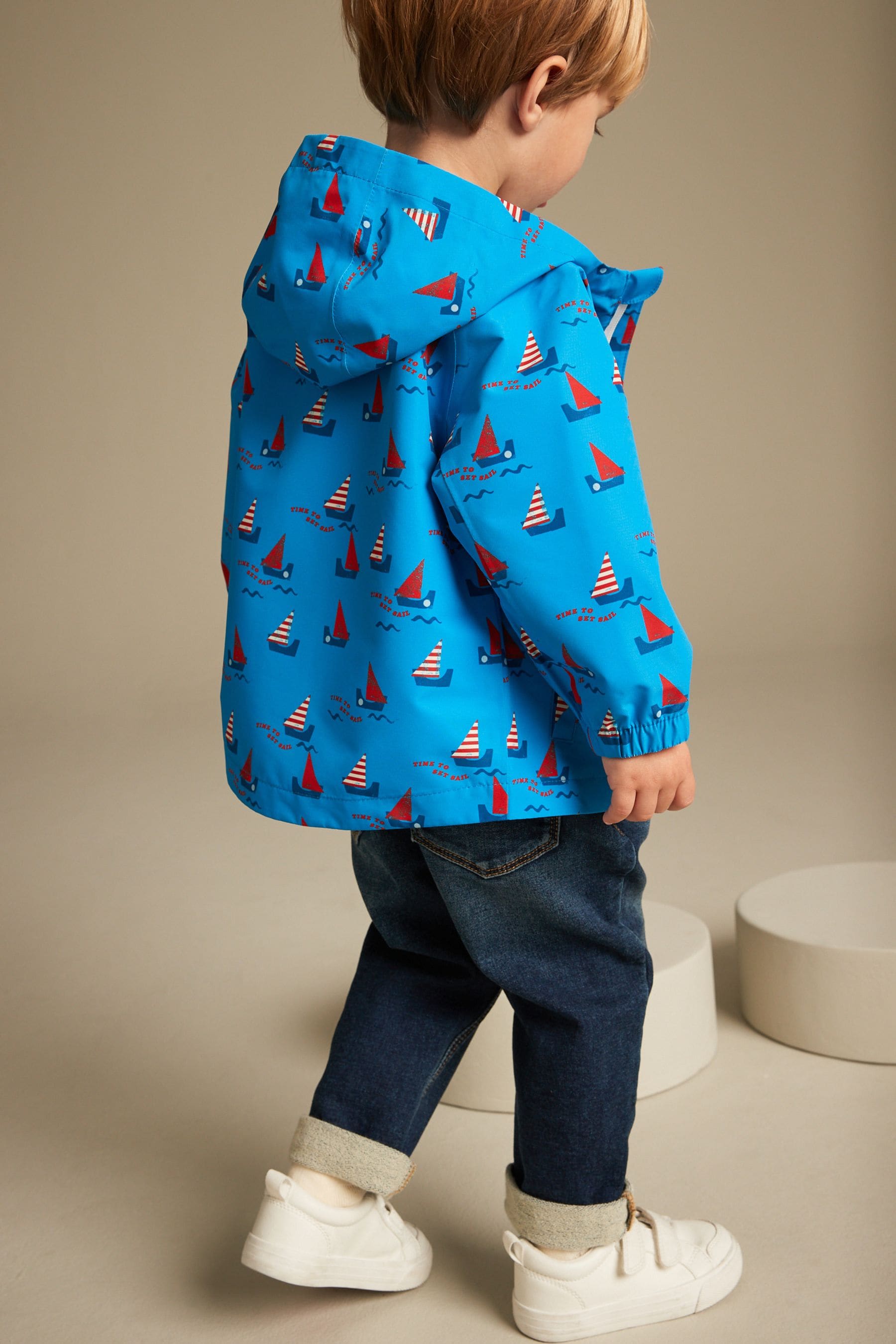 Blue Waterproof Jacket (3mths-7yrs)