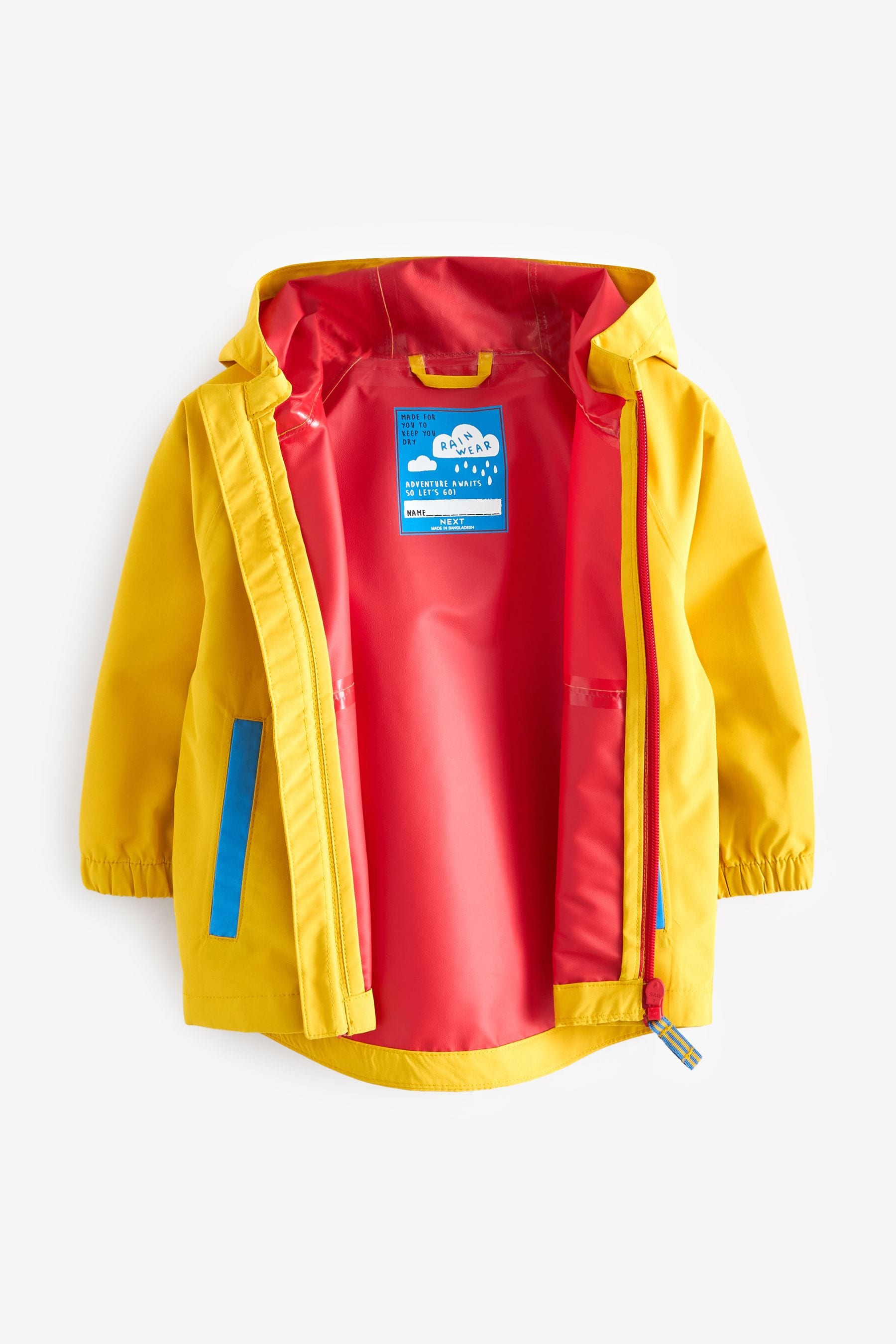 Yellow Waterproof Jacket (3mths-7yrs)