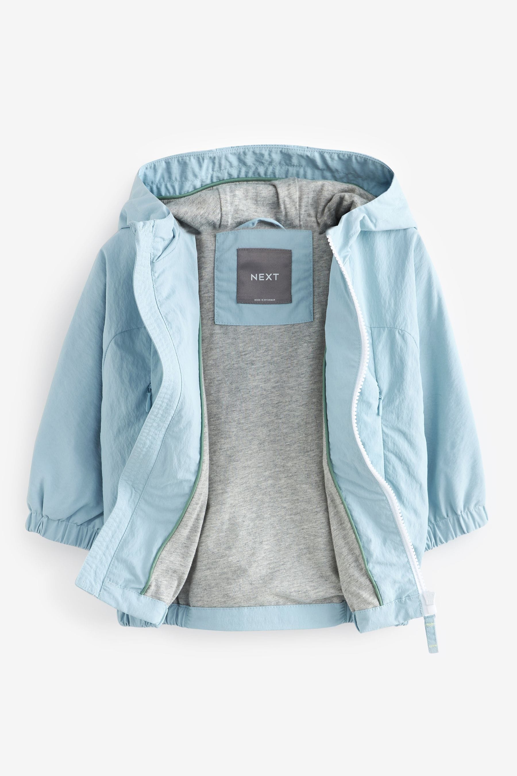 Light Blue Shower Resistant Jacket (3mths-7yrs)