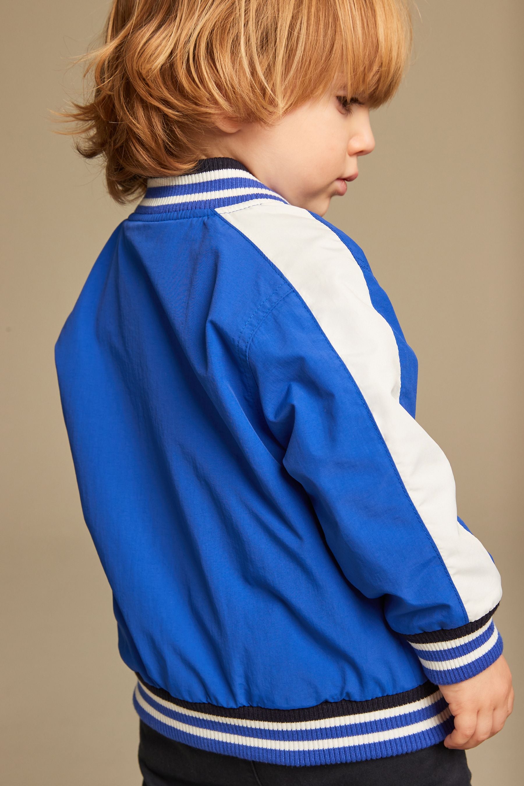 Cobalt Blue Varsity Jacket (3mths-7yrs)