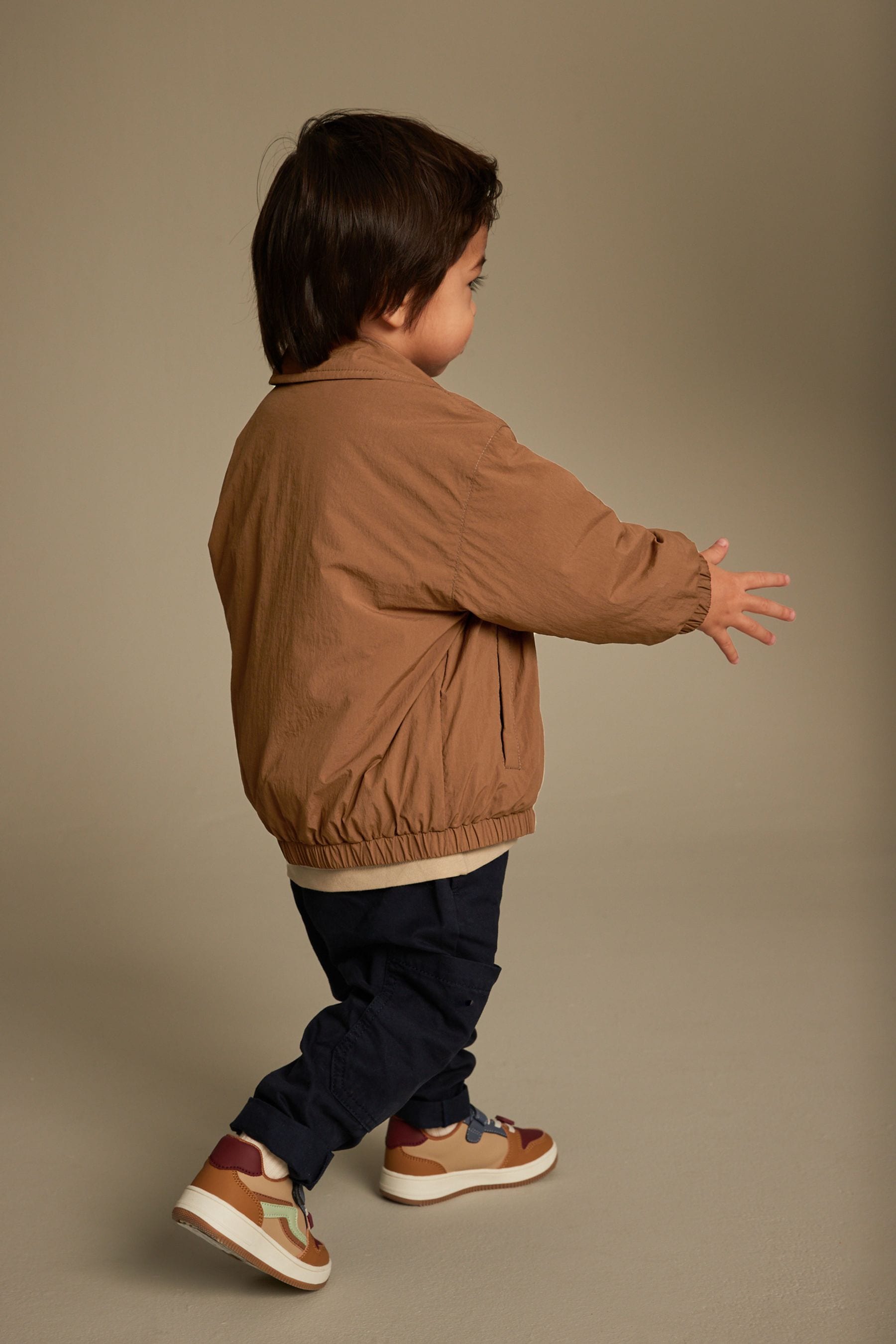 Tan Brown Coach Bomber Jacket (3mths-7yrs)