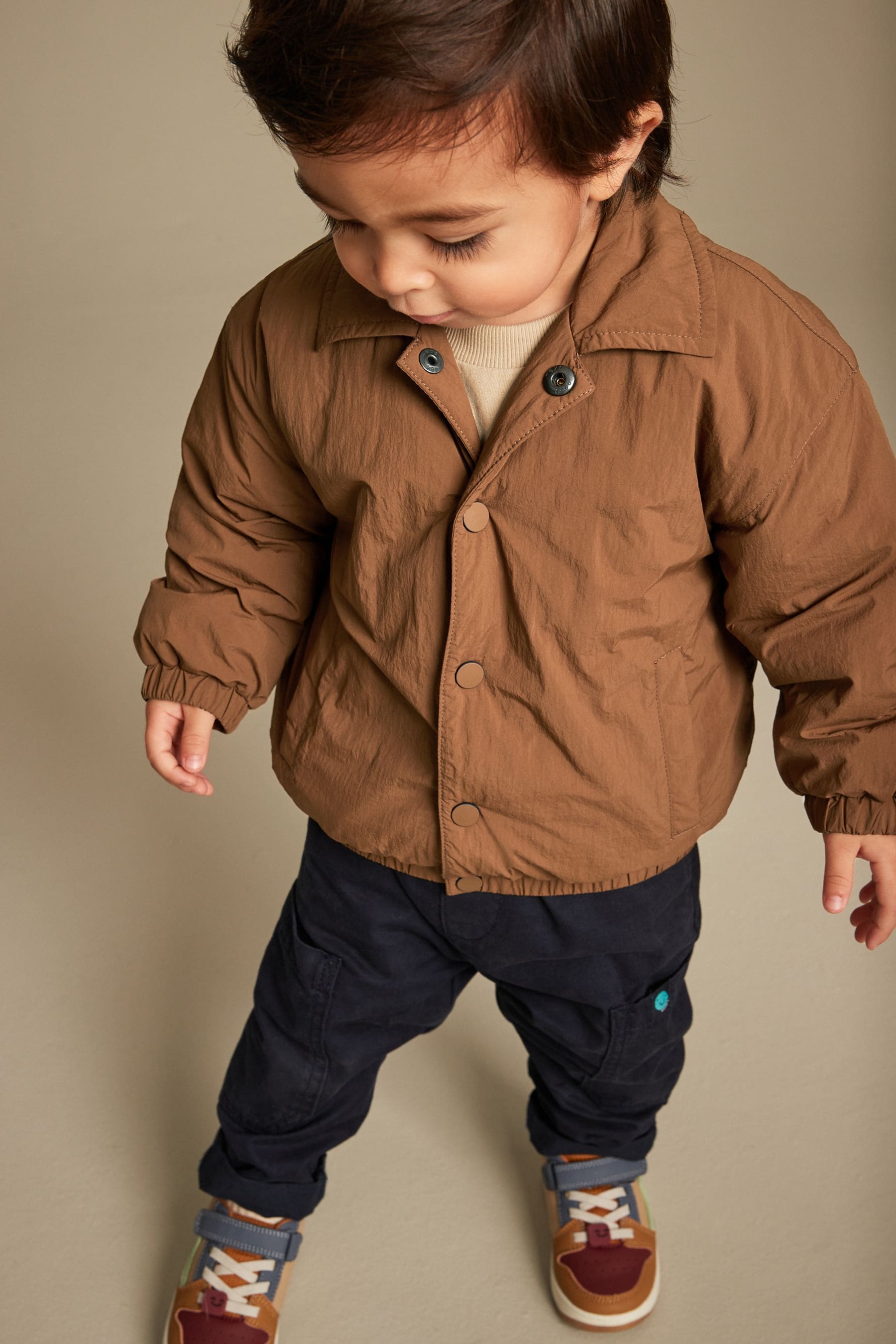 Tan Brown Coach Bomber Jacket (3mths-7yrs)