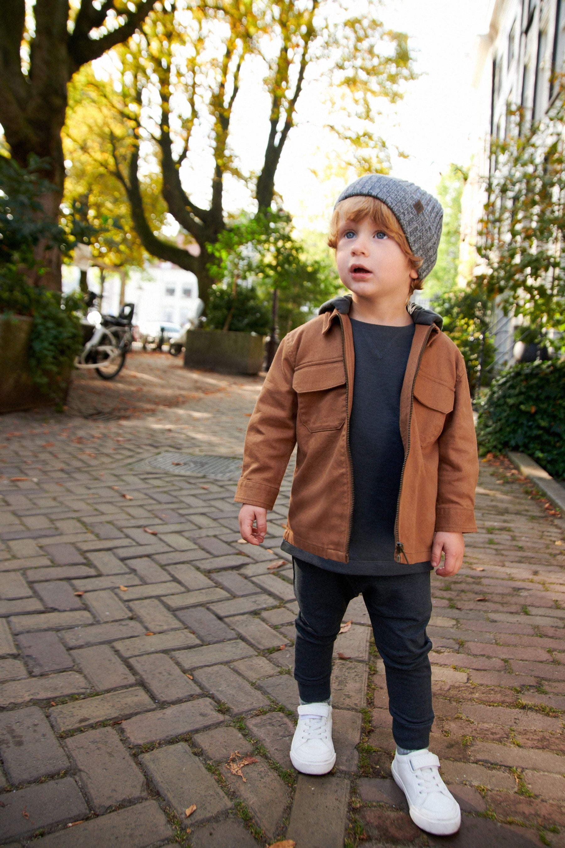 Tan Brown Utility Shacket (3mths-7yrs)