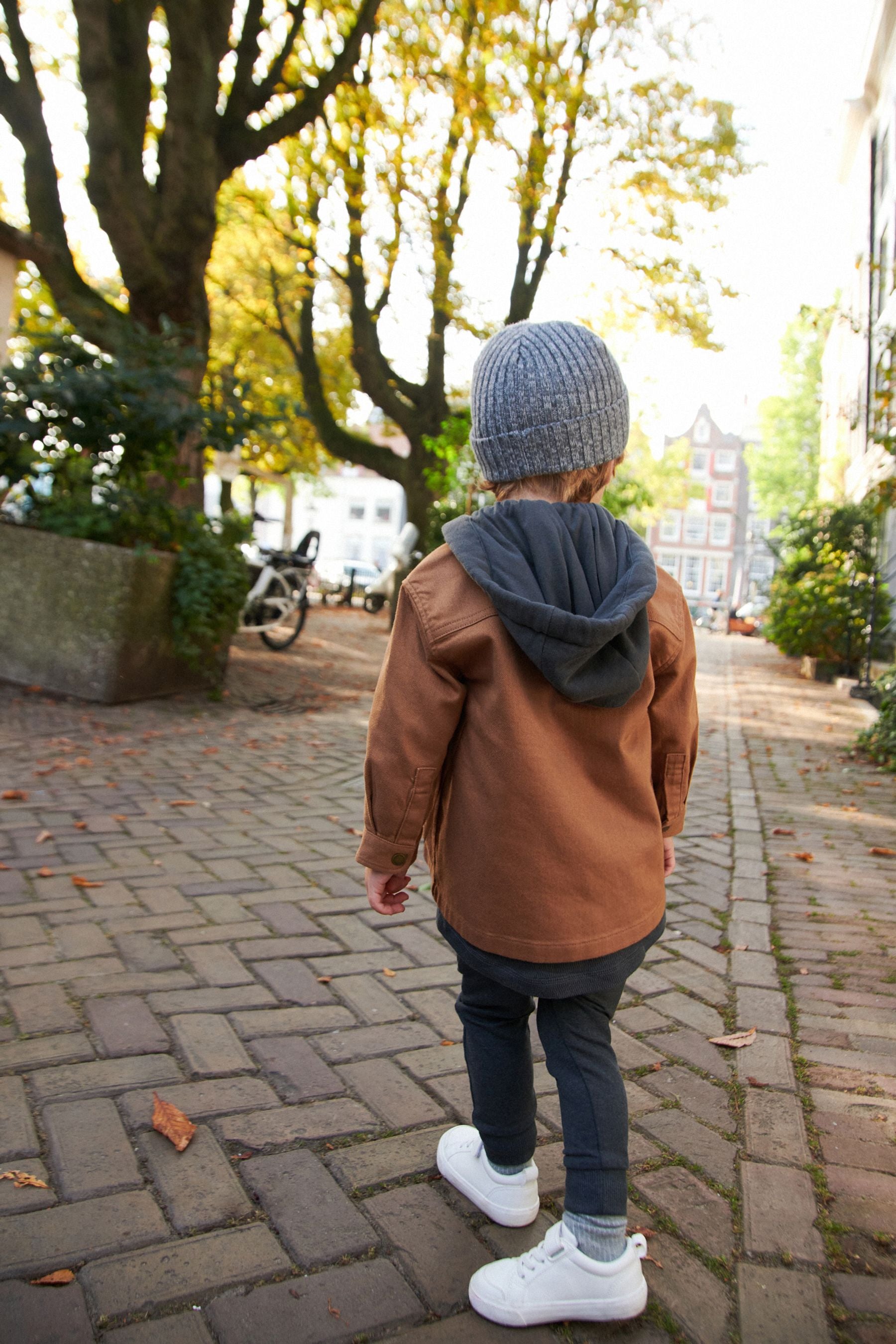 Tan Brown Utility Shacket (3mths-7yrs)