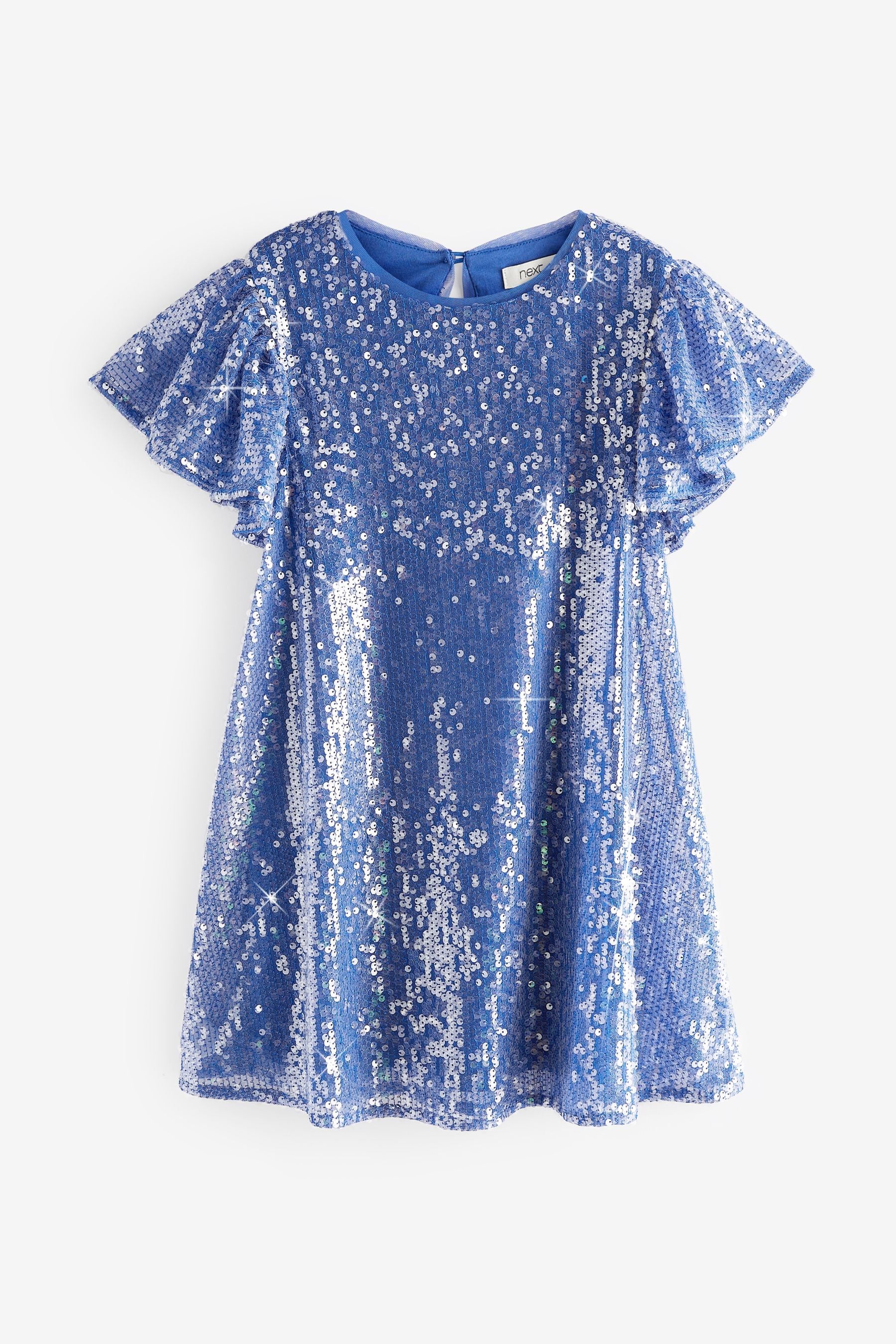 Cobalt Blue Sequin Dress (3-16yrs)