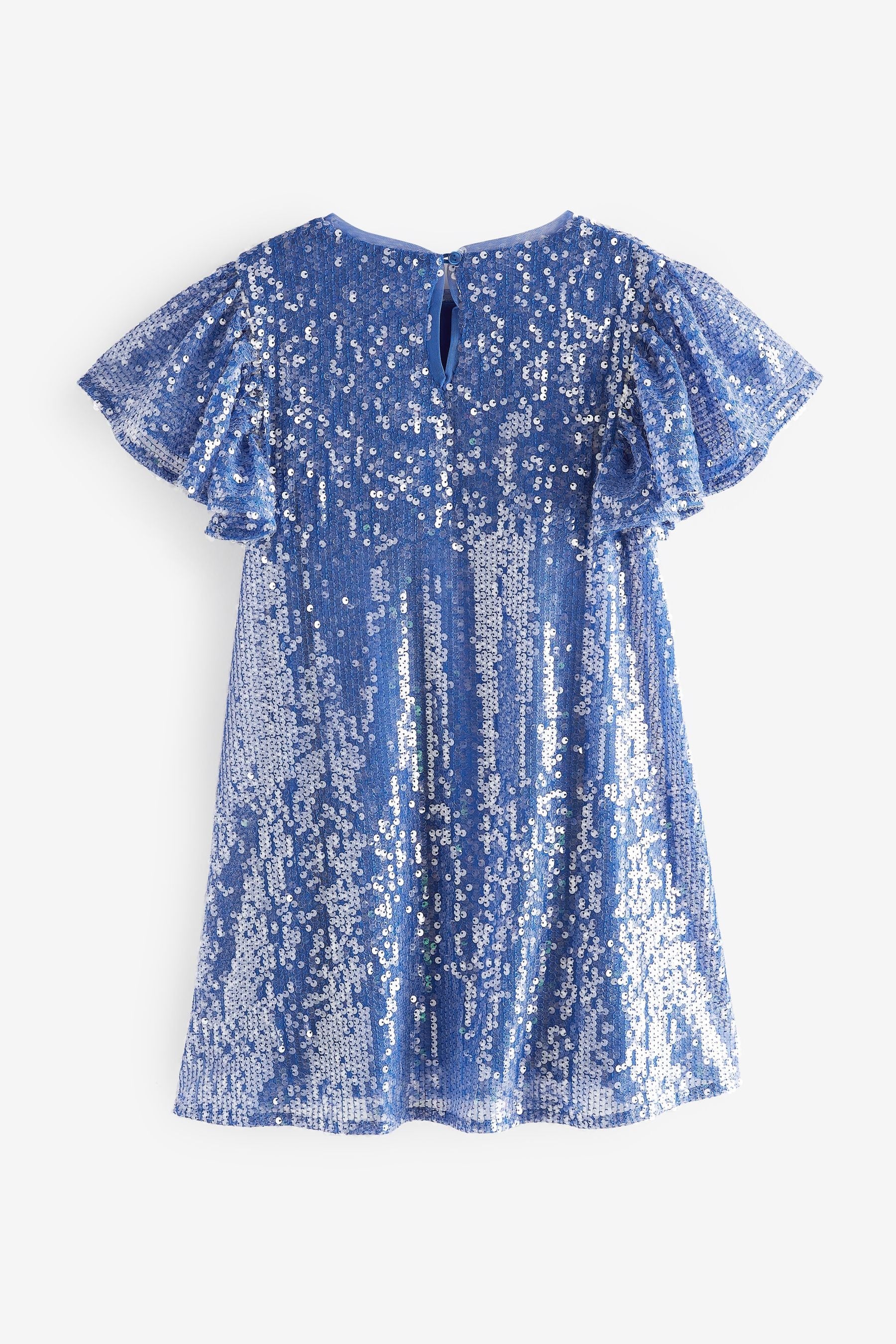 Cobalt Blue Sequin Dress (3-16yrs)