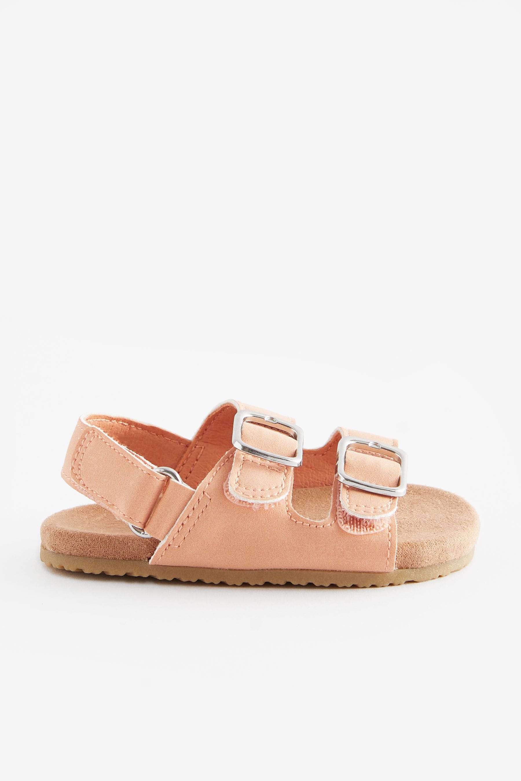 Tan Brown Corkbed Baby Sandals (0-24mths)