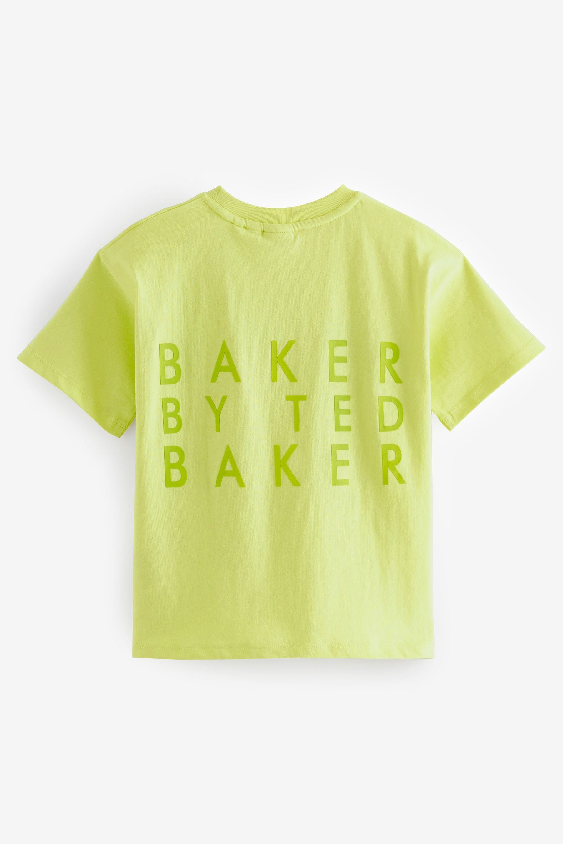 Lime Green Baker by Ted Baker Oversized T-Shirt