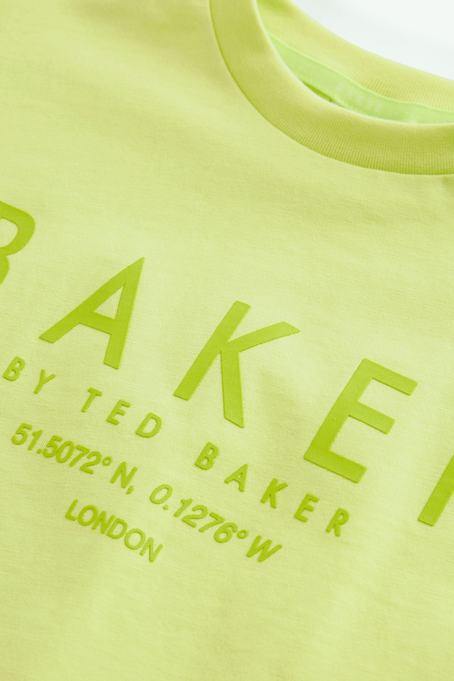 Lime Green Baker by Ted Baker Oversized T-Shirt