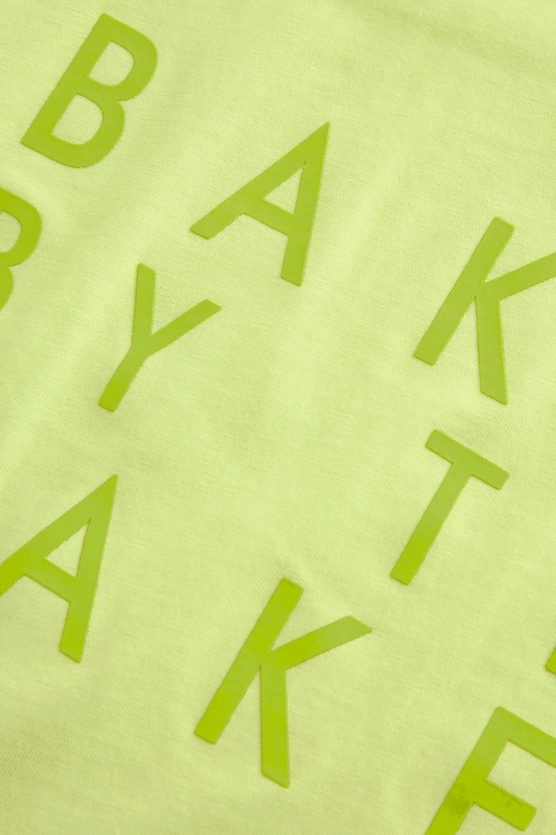 Lime Green Baker by Ted Baker Oversized T-Shirt