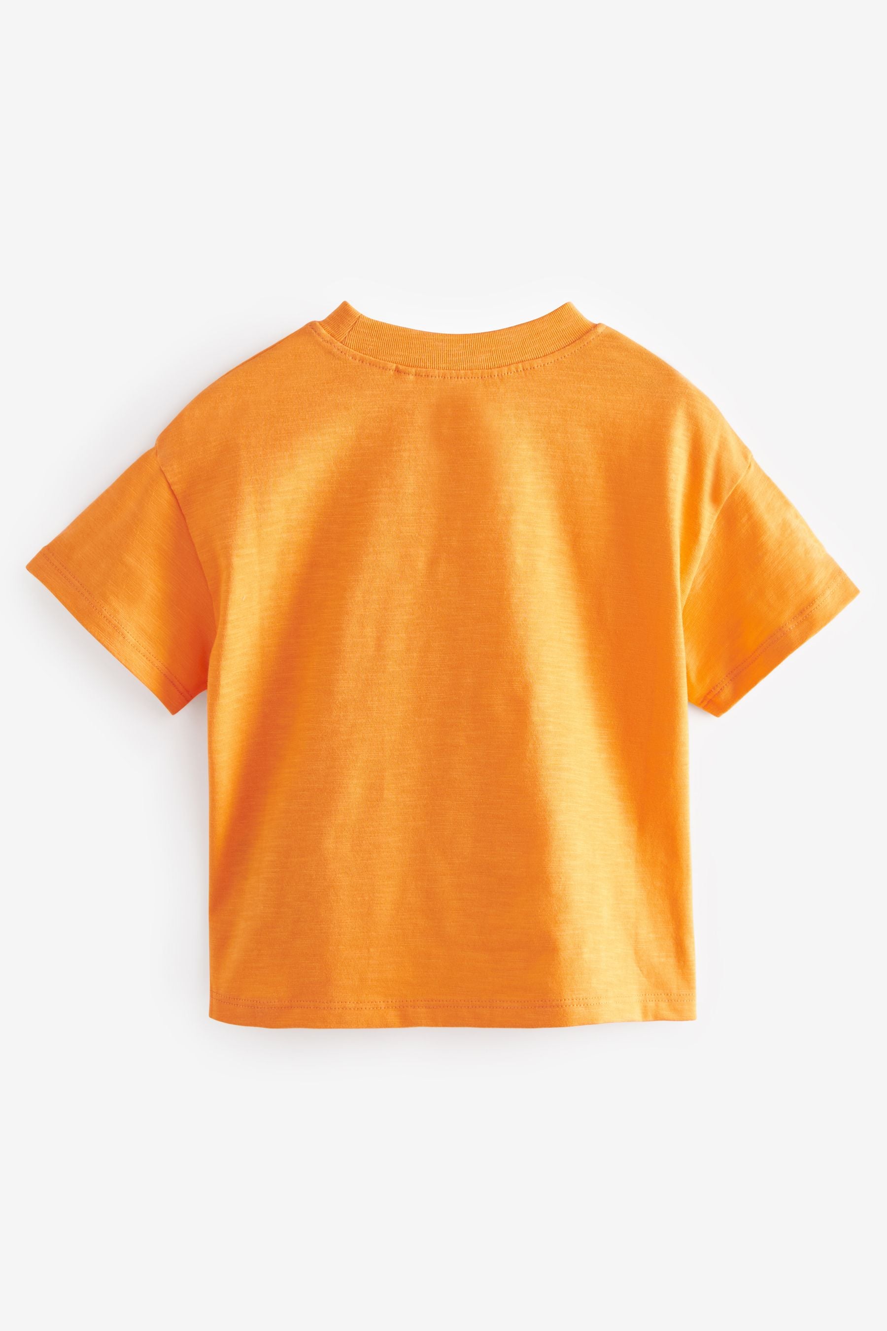 Orange Cloud Character Short Sleeve T-Shirt (3mths-7yrs)