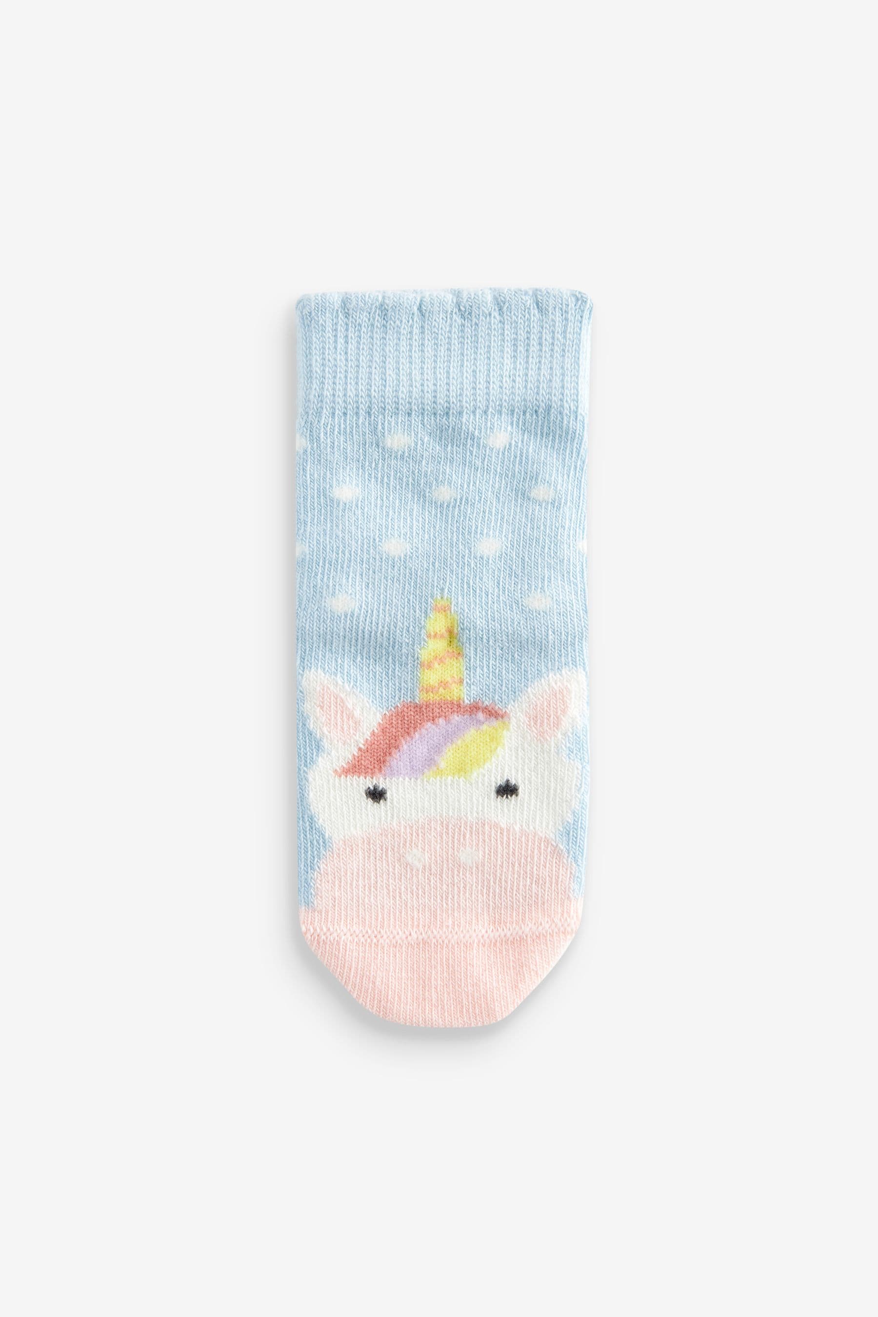 Pastel Character Baby Socks 5 Pack (0mths-2yrs)