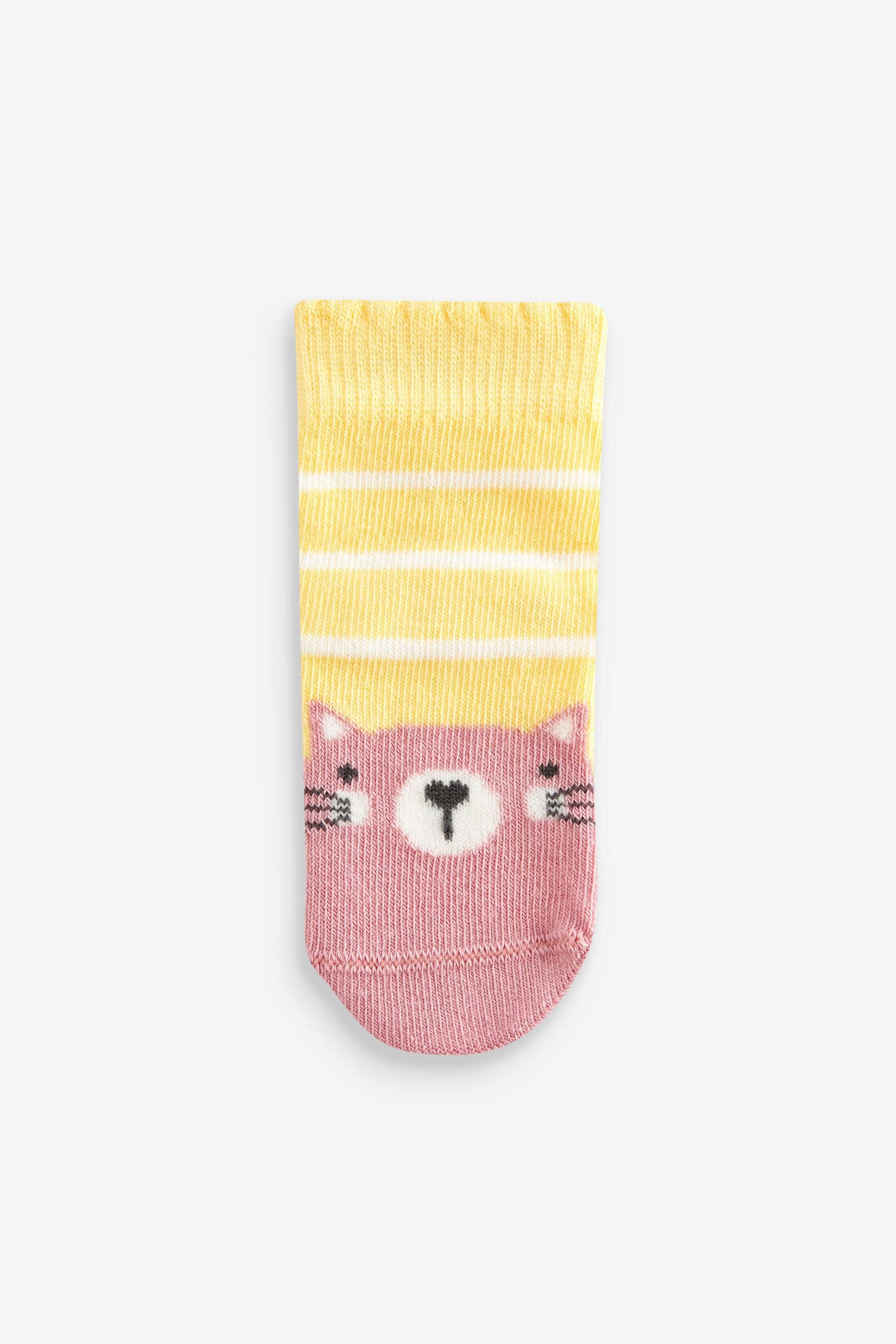 Pastel Character Baby Socks 5 Pack (0mths-2yrs)