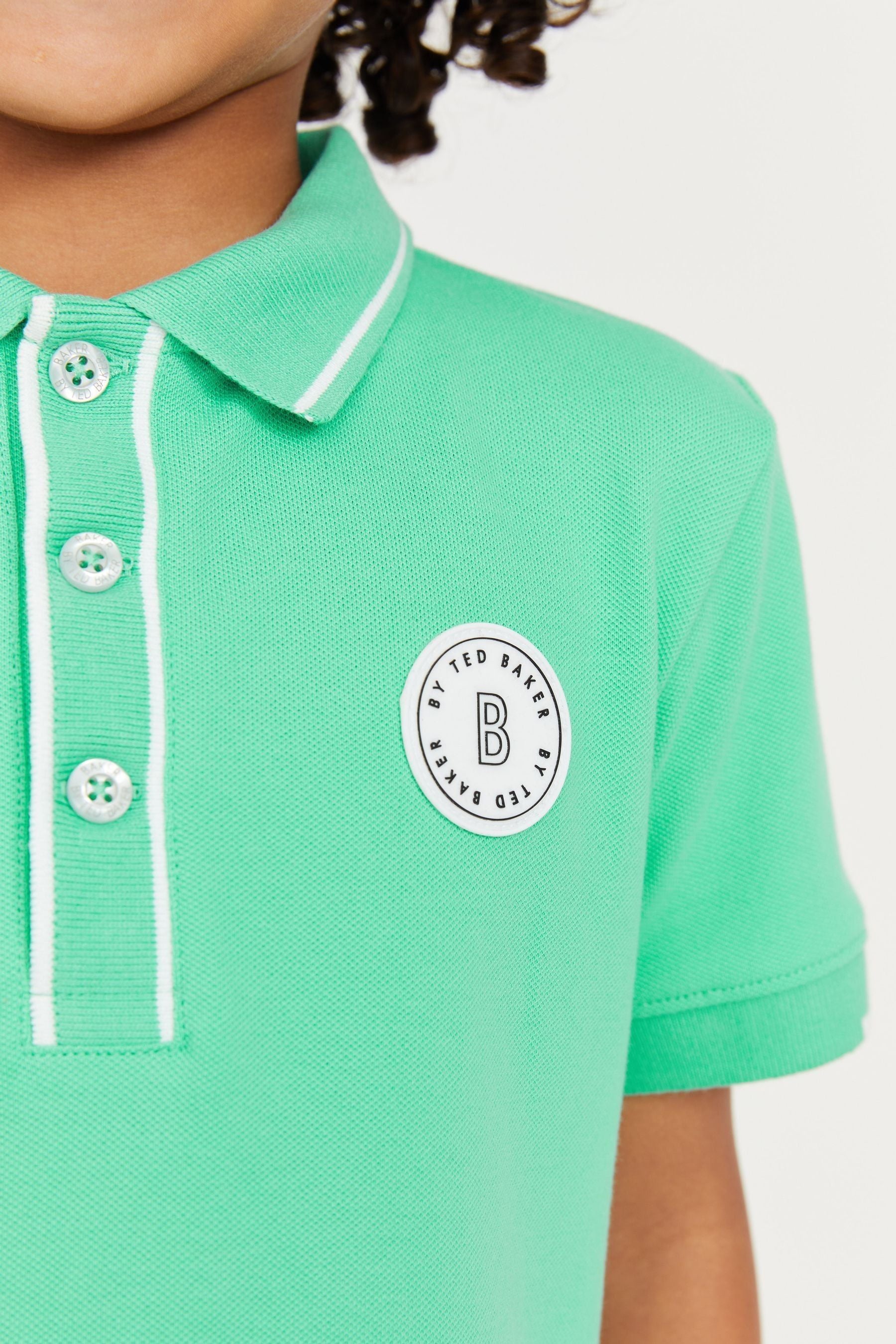 Green Baker by Ted Baker Pique Polo Shirt