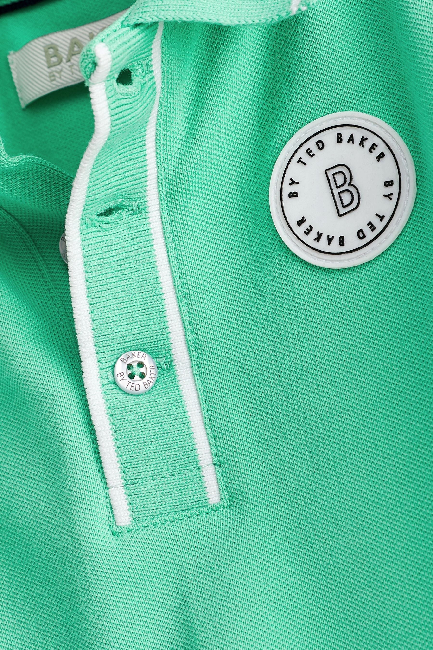 Green Baker by Ted Baker Pique Polo Shirt