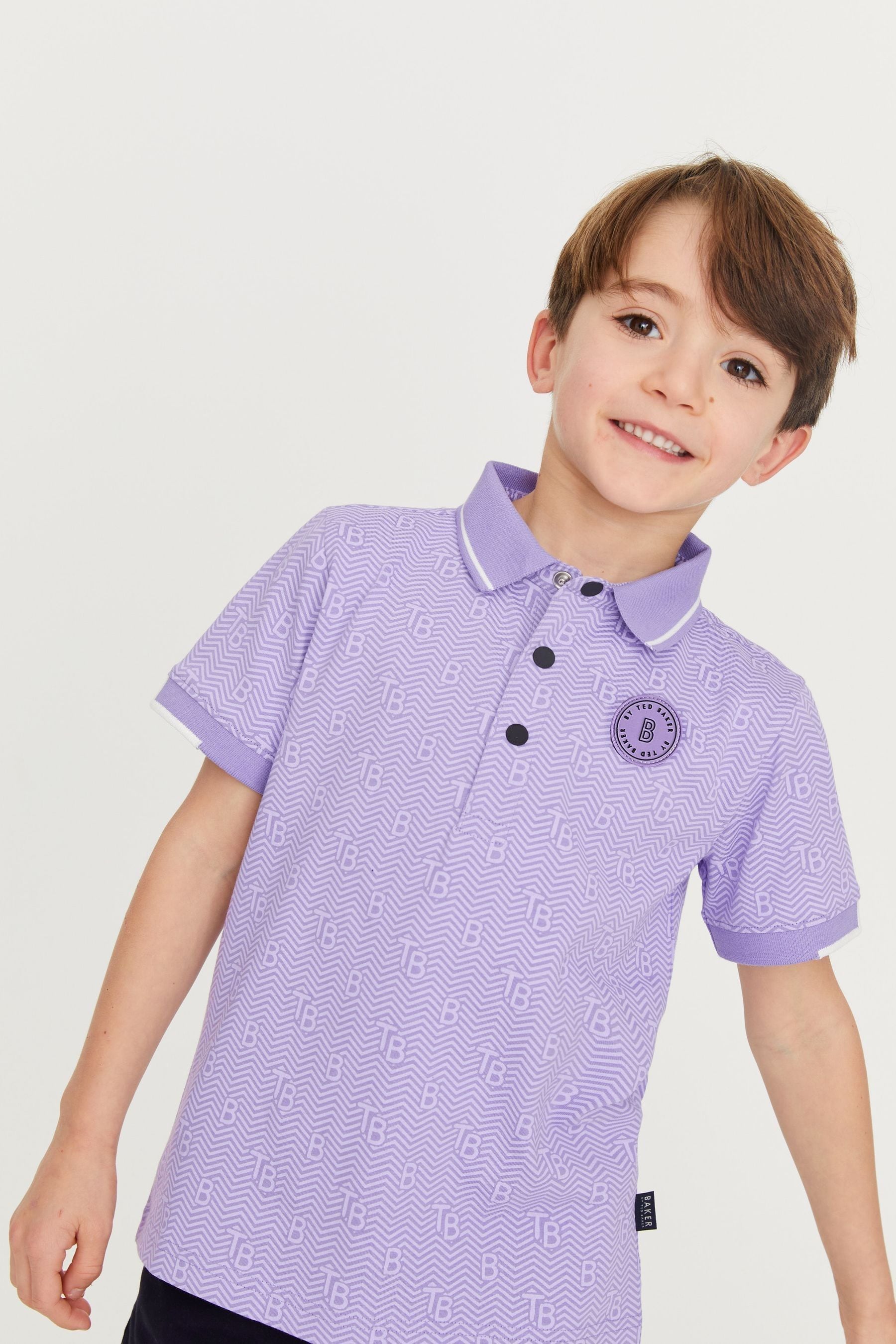 Purple Baker by Ted Baker Purple Polo Shirt