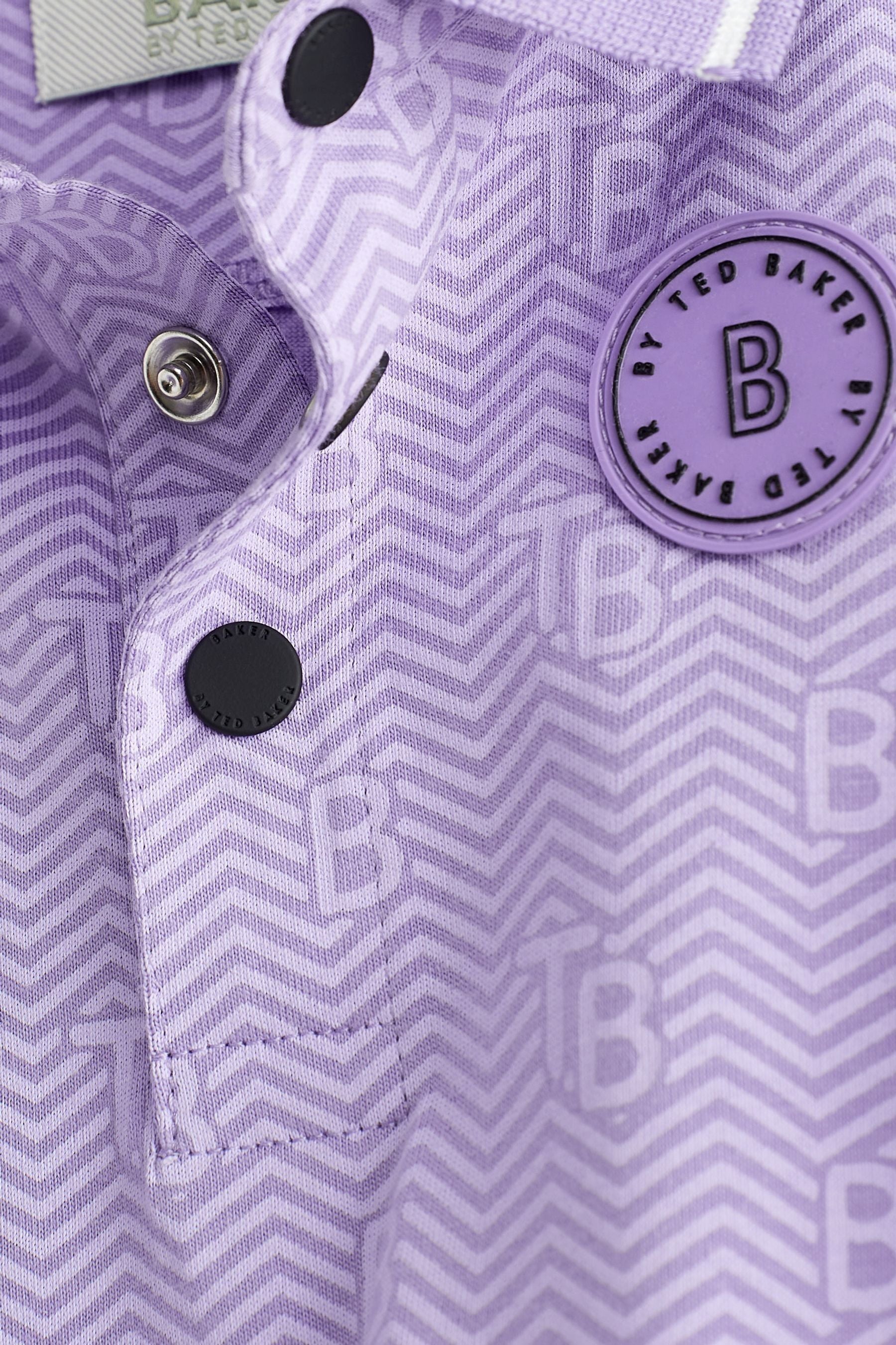 Purple Baker by Ted Baker Purple Polo Shirt