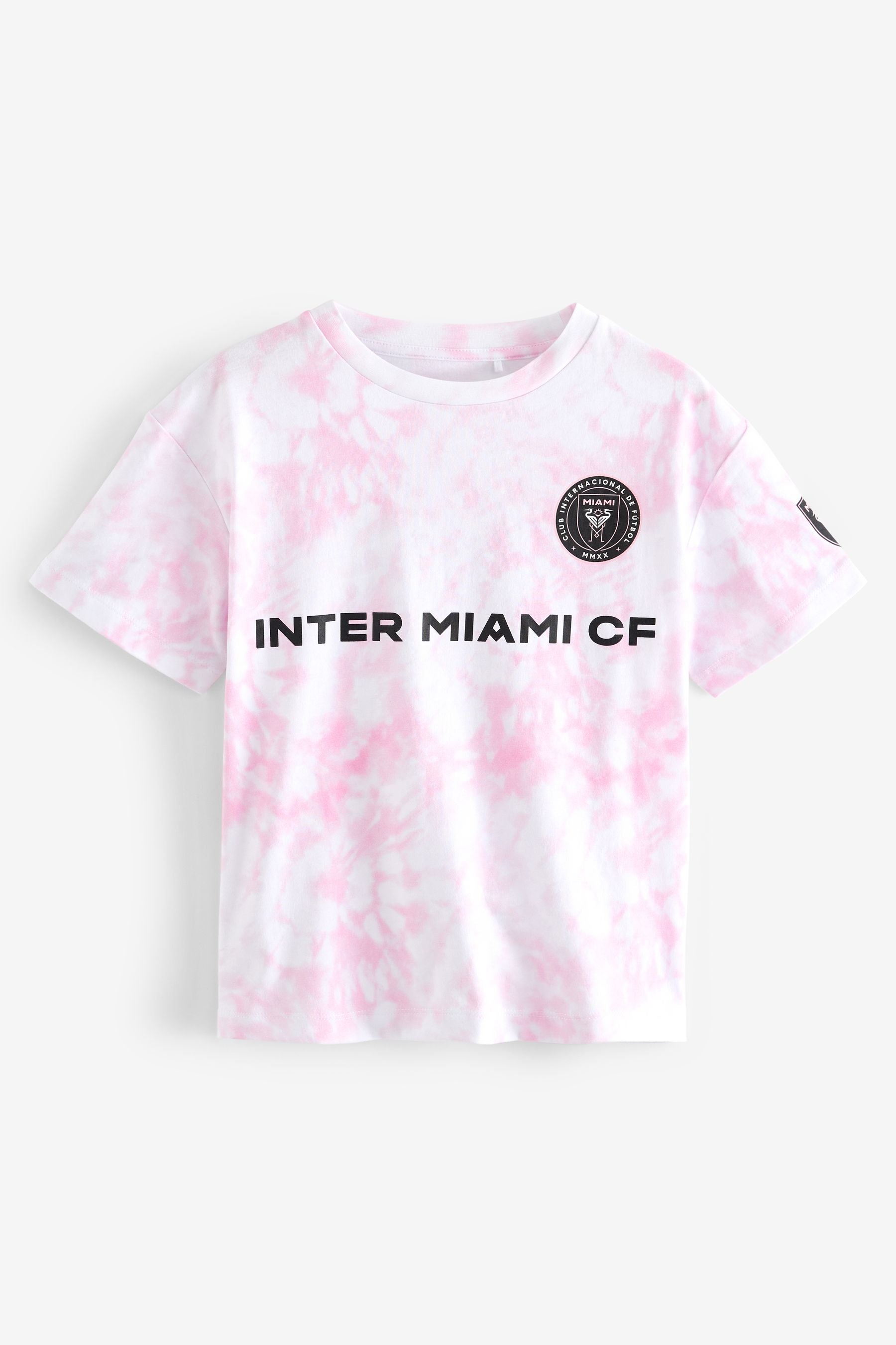 Pink Inter Miami CF Oversized Football License T-Shirt (3-16yrs)