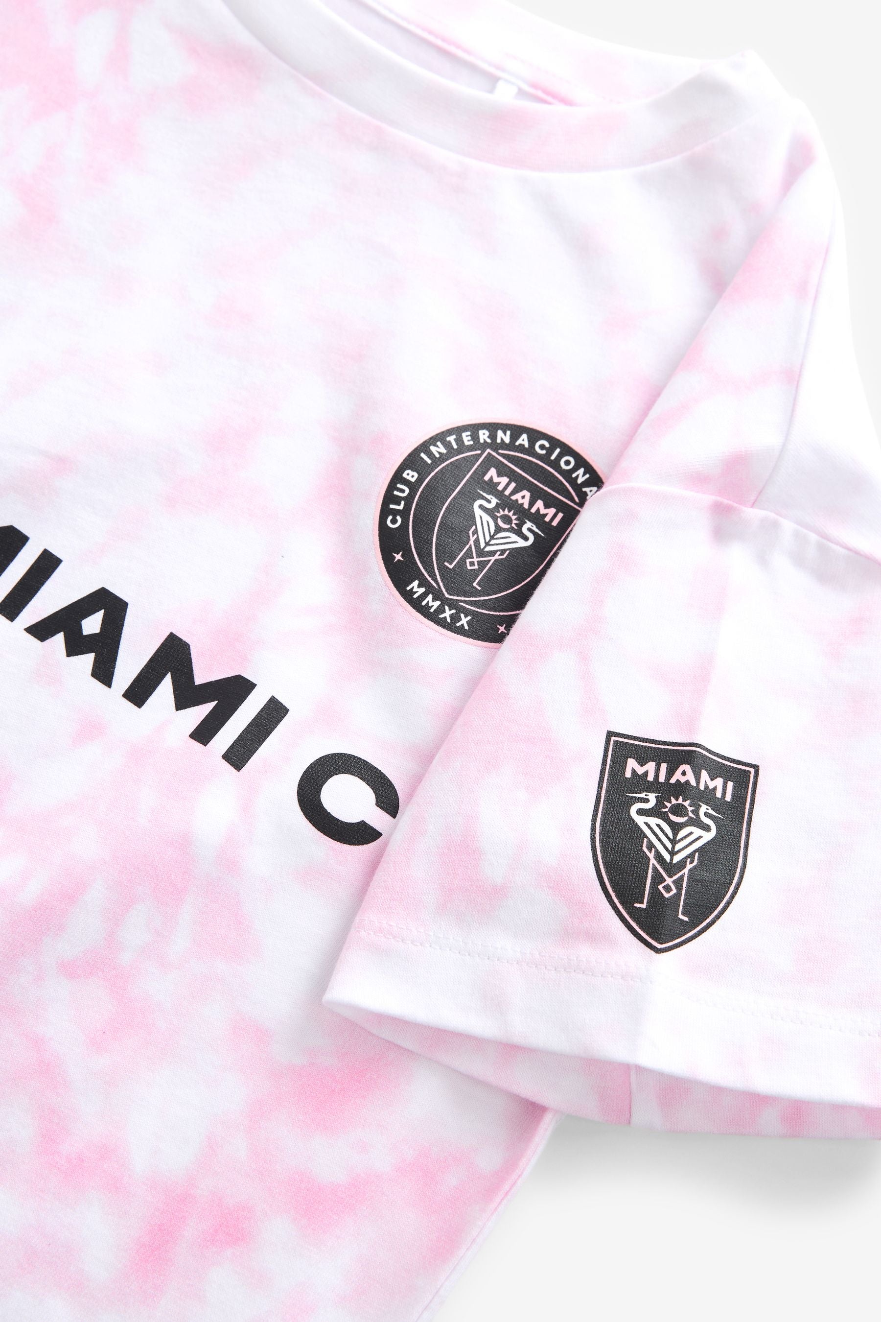 Pink Inter Miami CF Oversized Football License T-Shirt (3-16yrs)