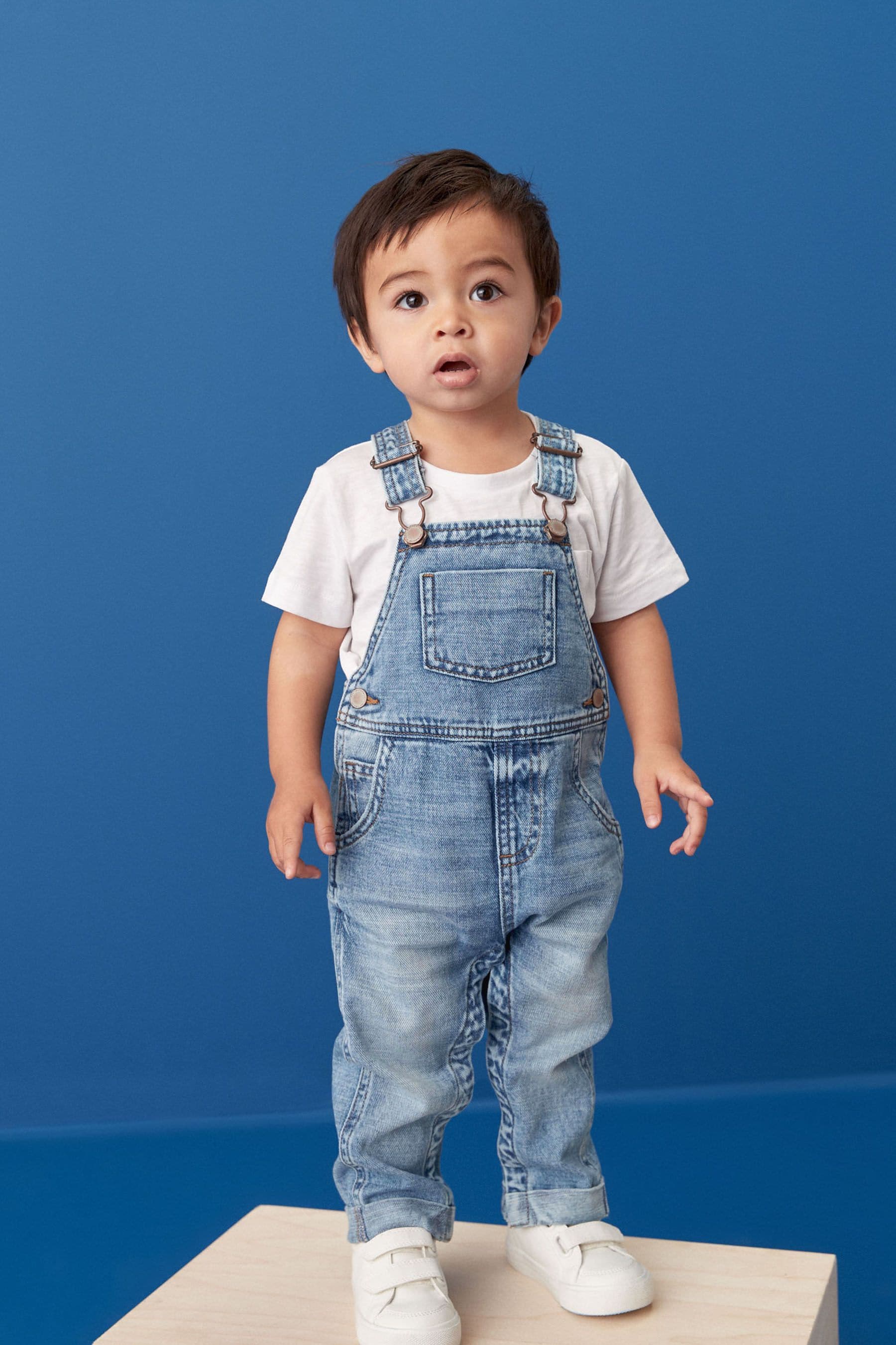 Light Blue Denim Dungarees (3mths-7yrs)