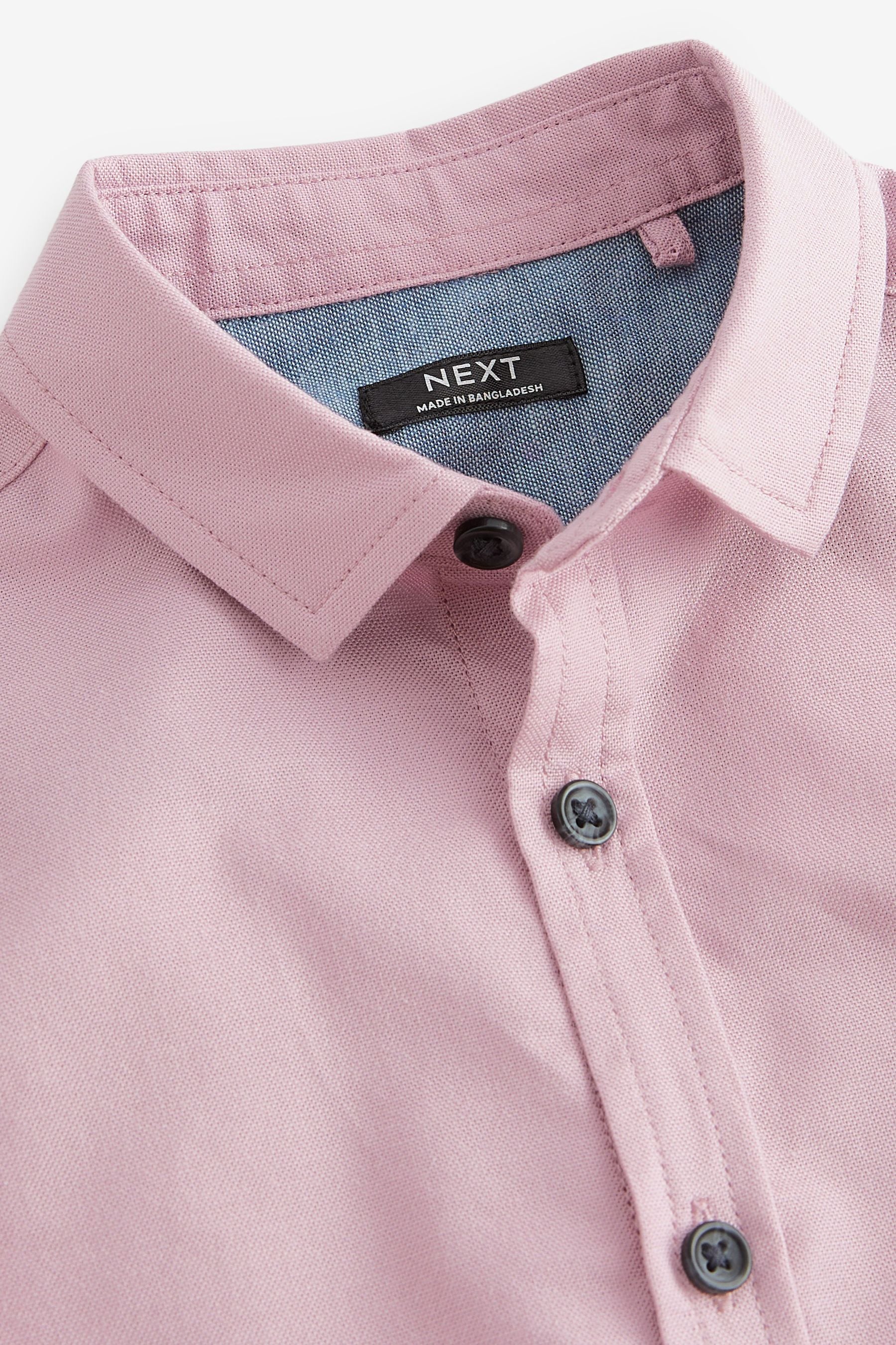 Pink Long Sleeve Oxford Shirt (3mths-7yrs)