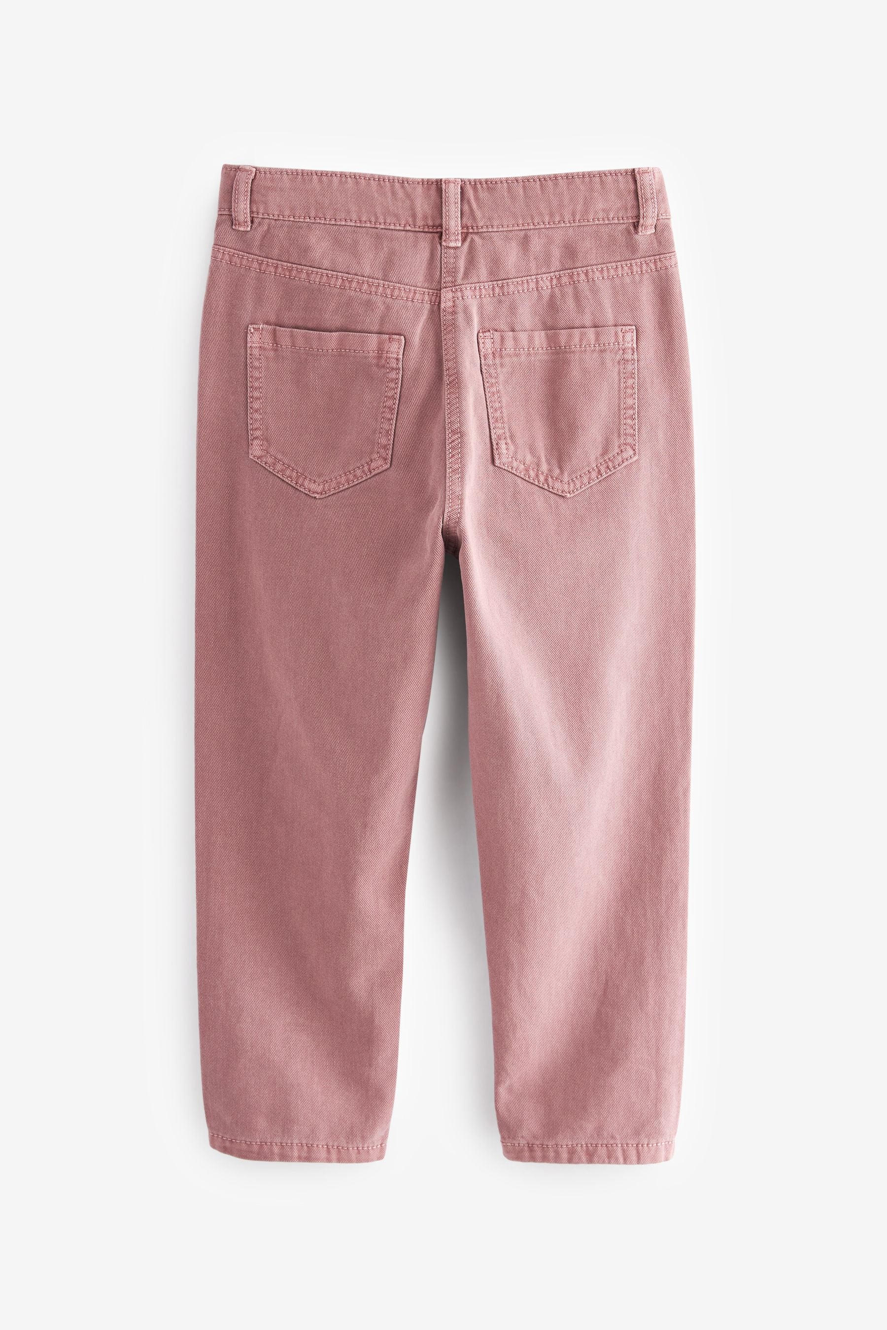 Raspberry Pink Distressed Mom Jeans (3-16yrs)