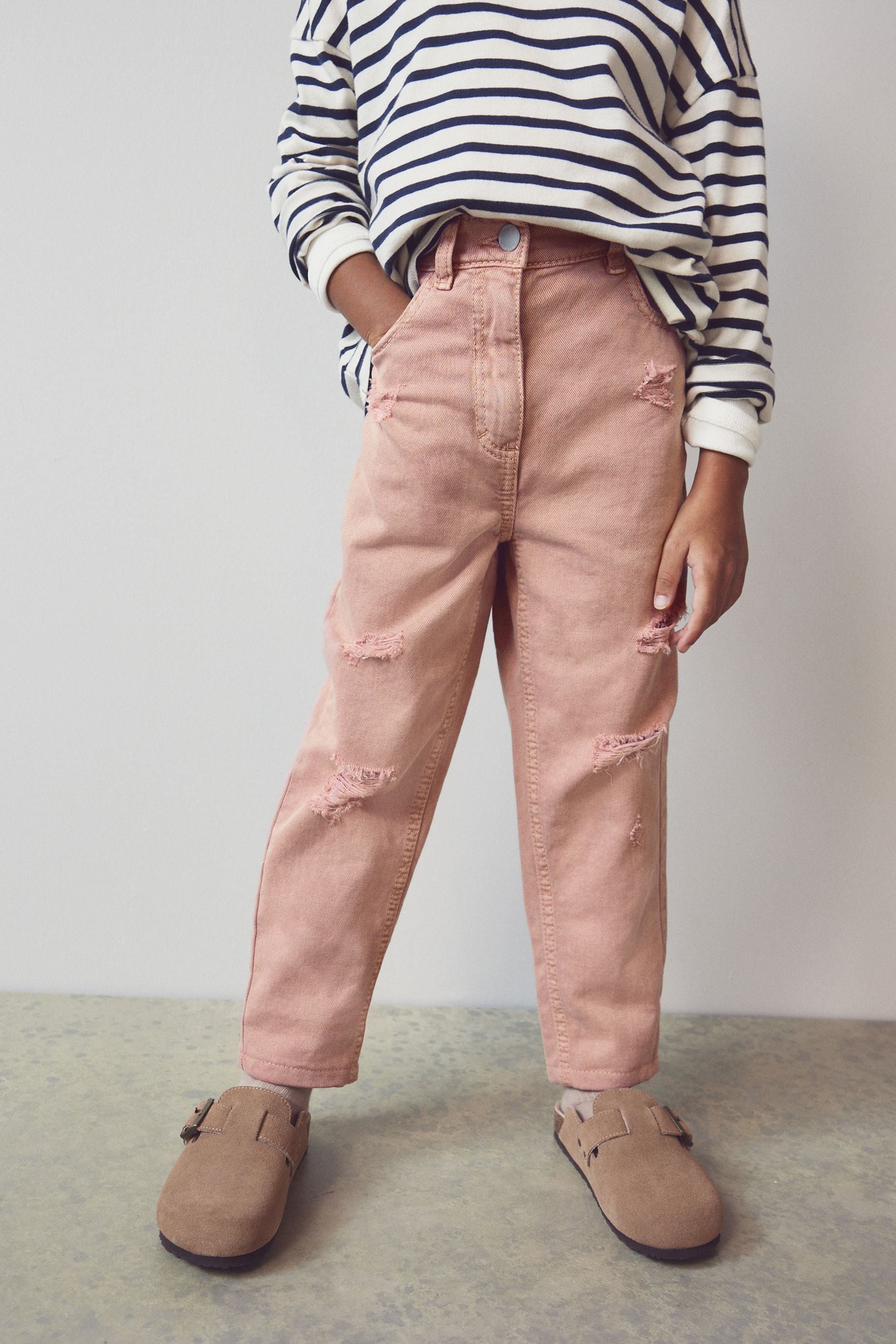 Apricot Distressed Mom Jeans (3-16yrs)