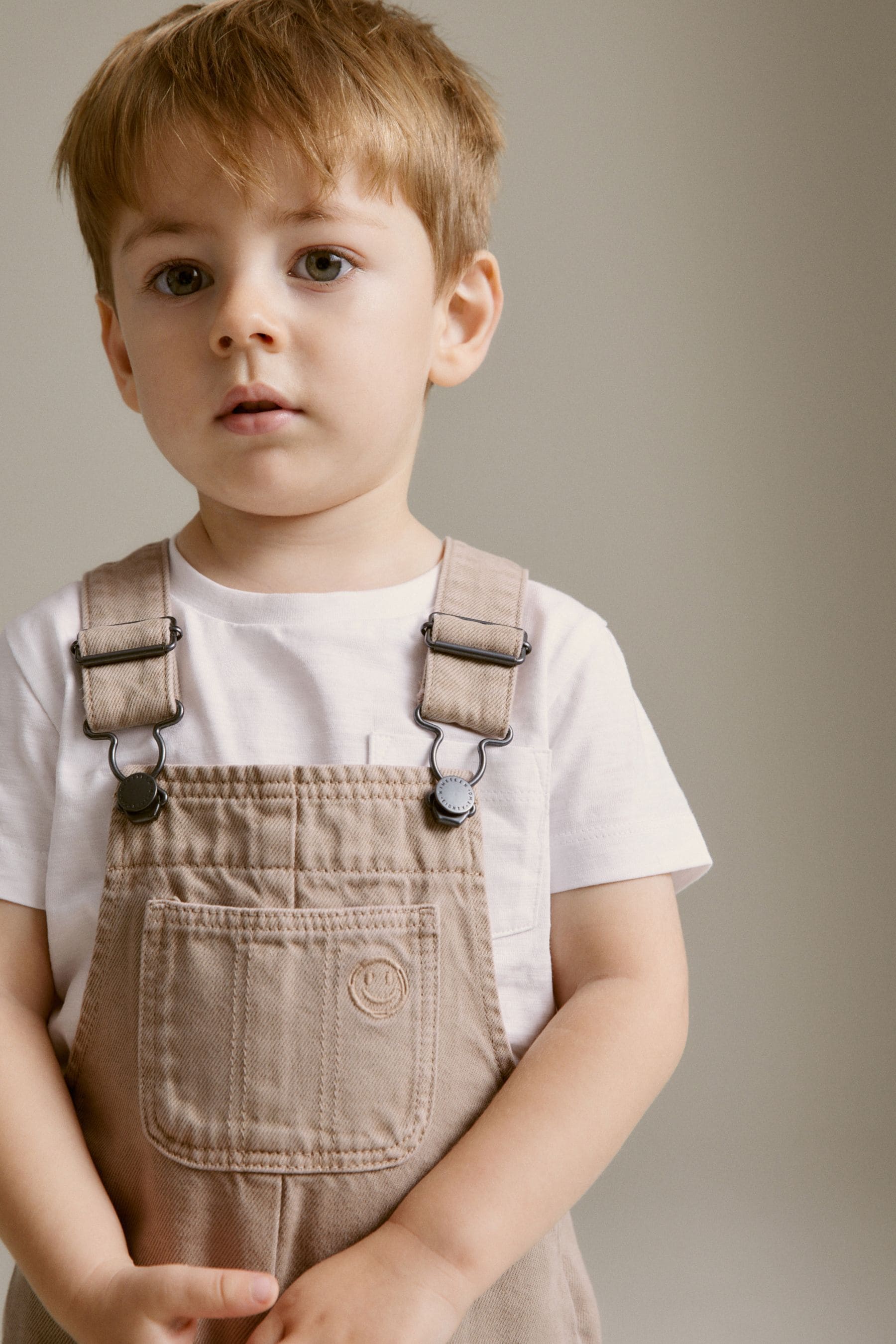 Tan Brown Cargo Dungaree (3mths-7yrs)