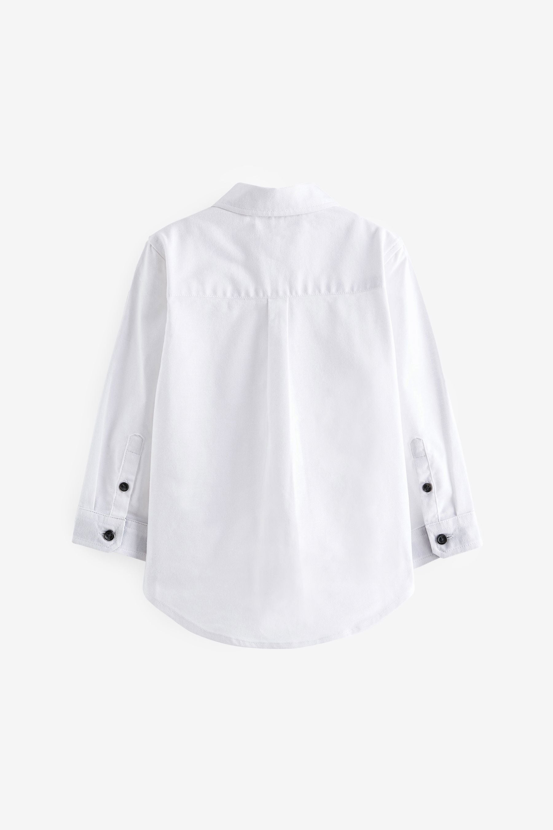 White Long Sleeve Oxford Shirt (3mths-7yrs)