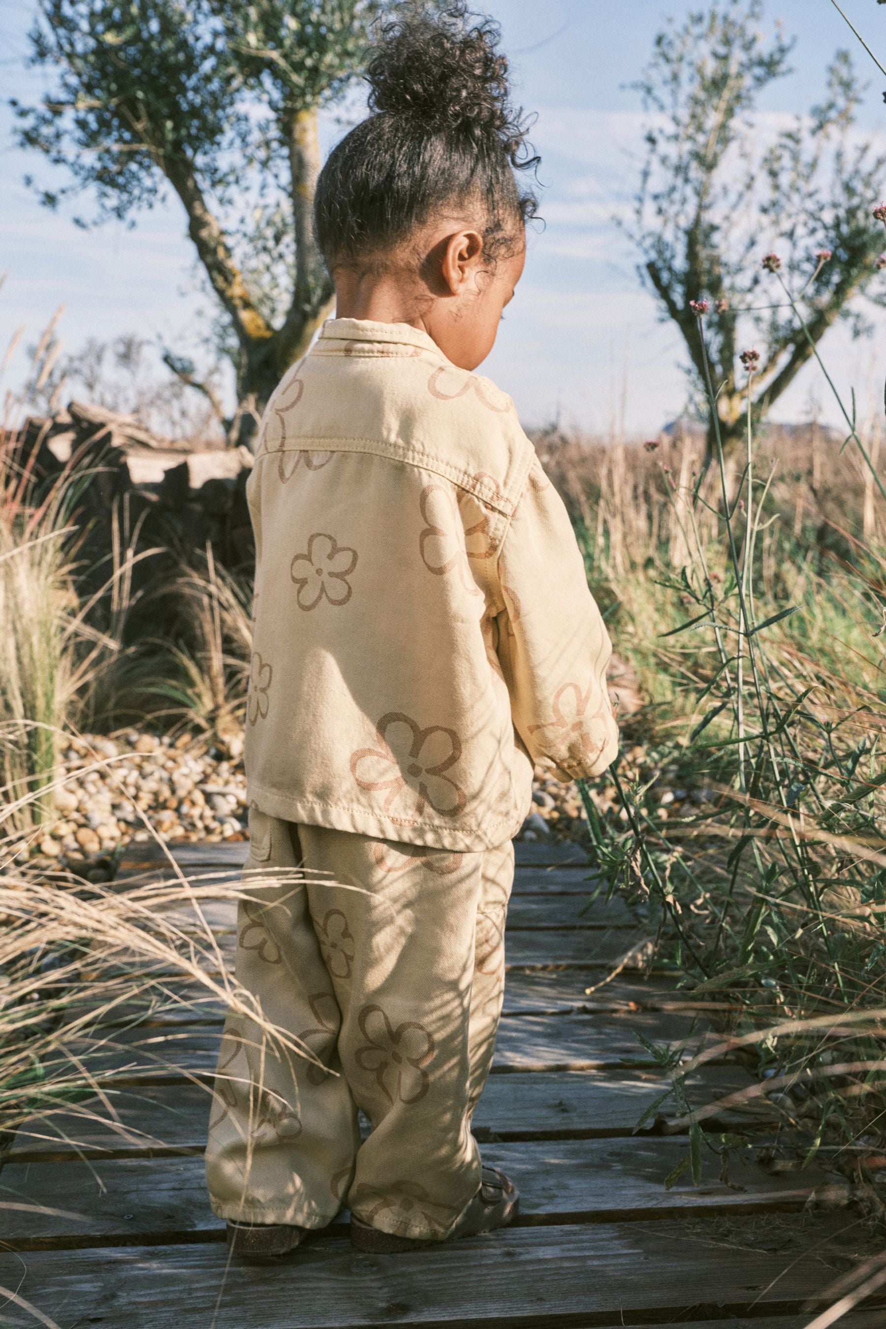 Stone Natural Shirt And Trousers Set (3mths-7yrs)