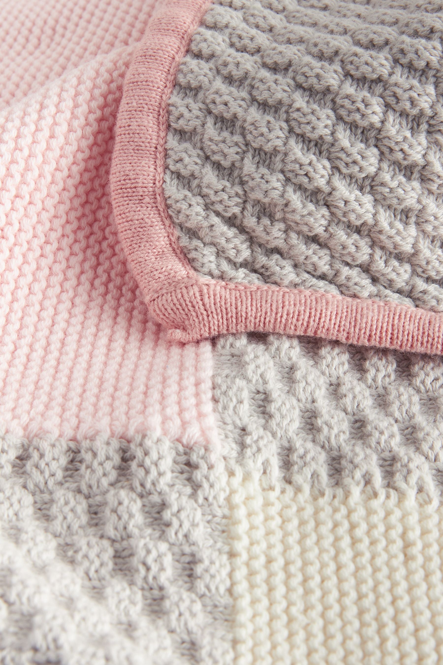 Pink Patchwork Baby Blanket