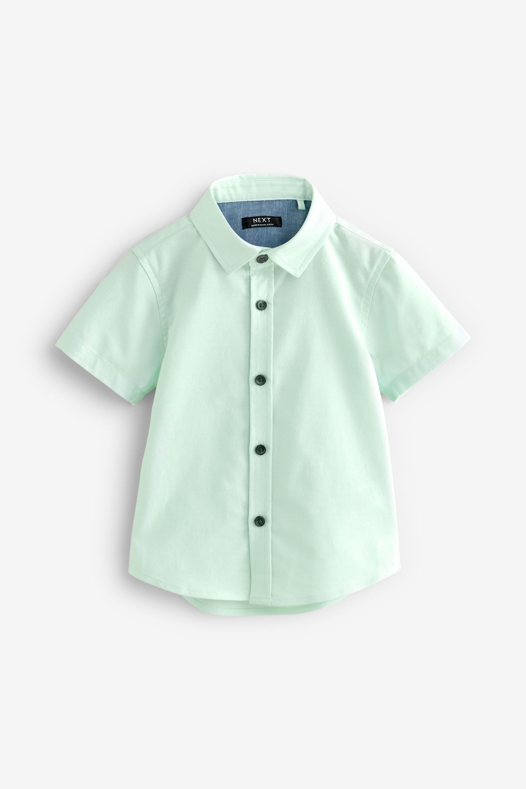 Mint Green Short Sleeve Oxford Shirt (3mths-7yrs)