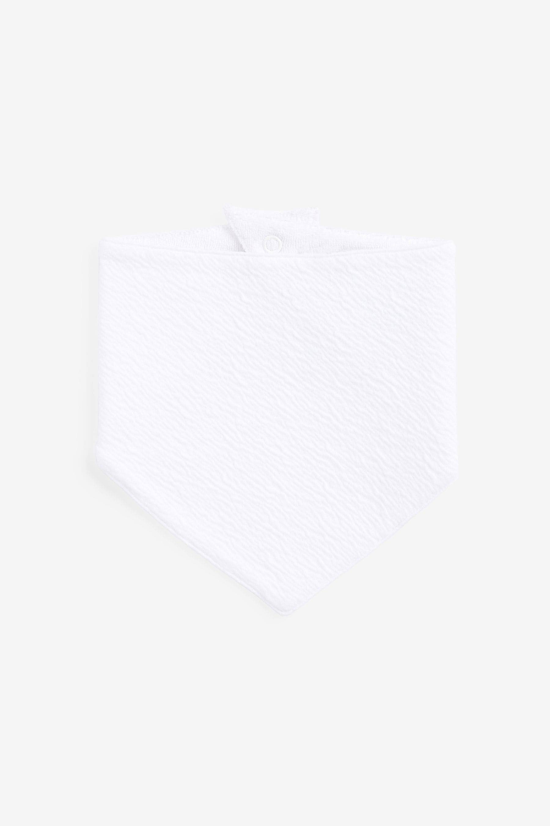 White/Neutral Baby Dribble Bibs 3 Pack