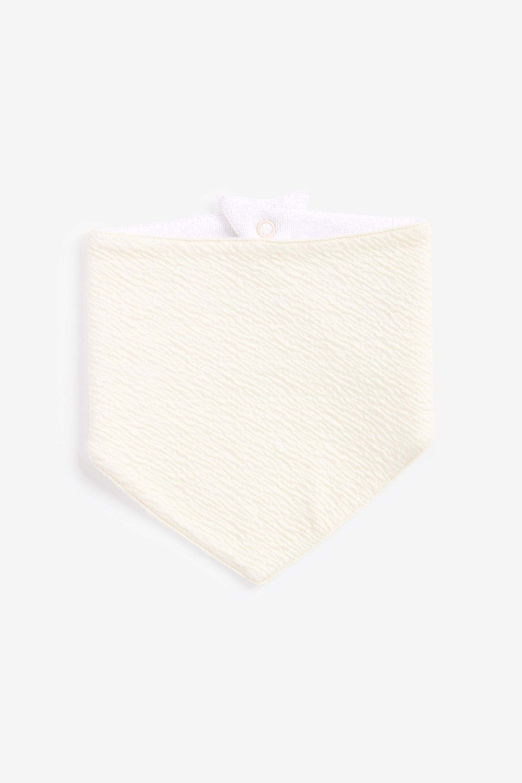 White/Neutral Baby Dribble Bibs 3 Pack