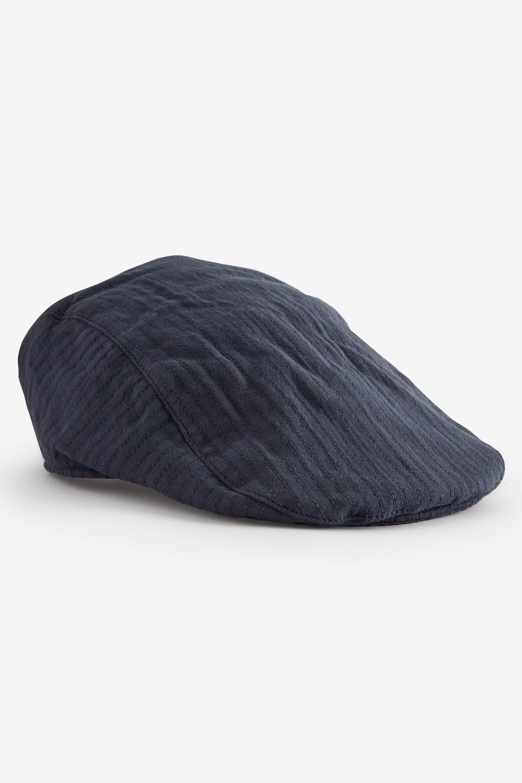 Navy Blue Baby Flat Cap (0mths-2yrs)