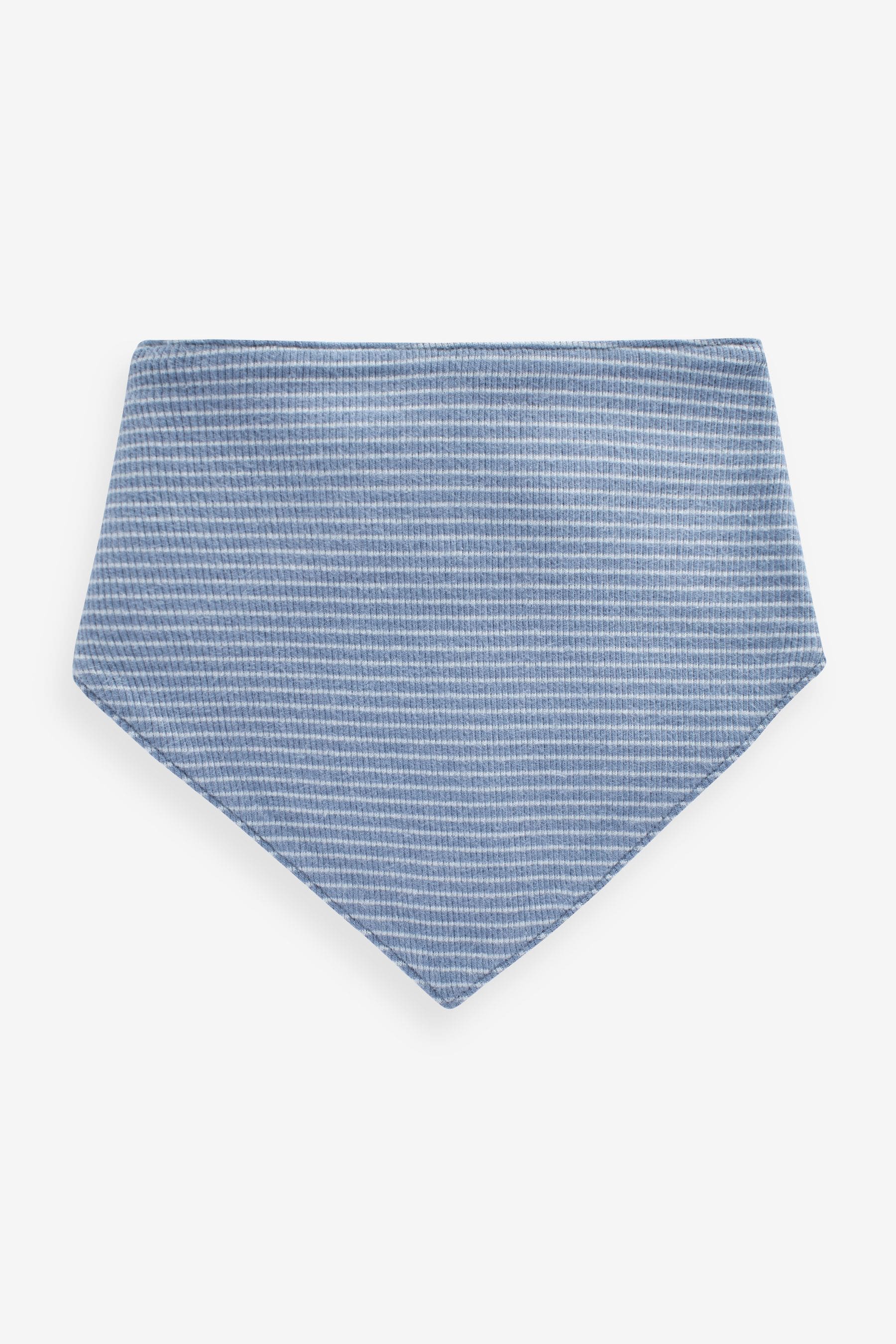 Blue Stripe Baby Bibs 3 Pack