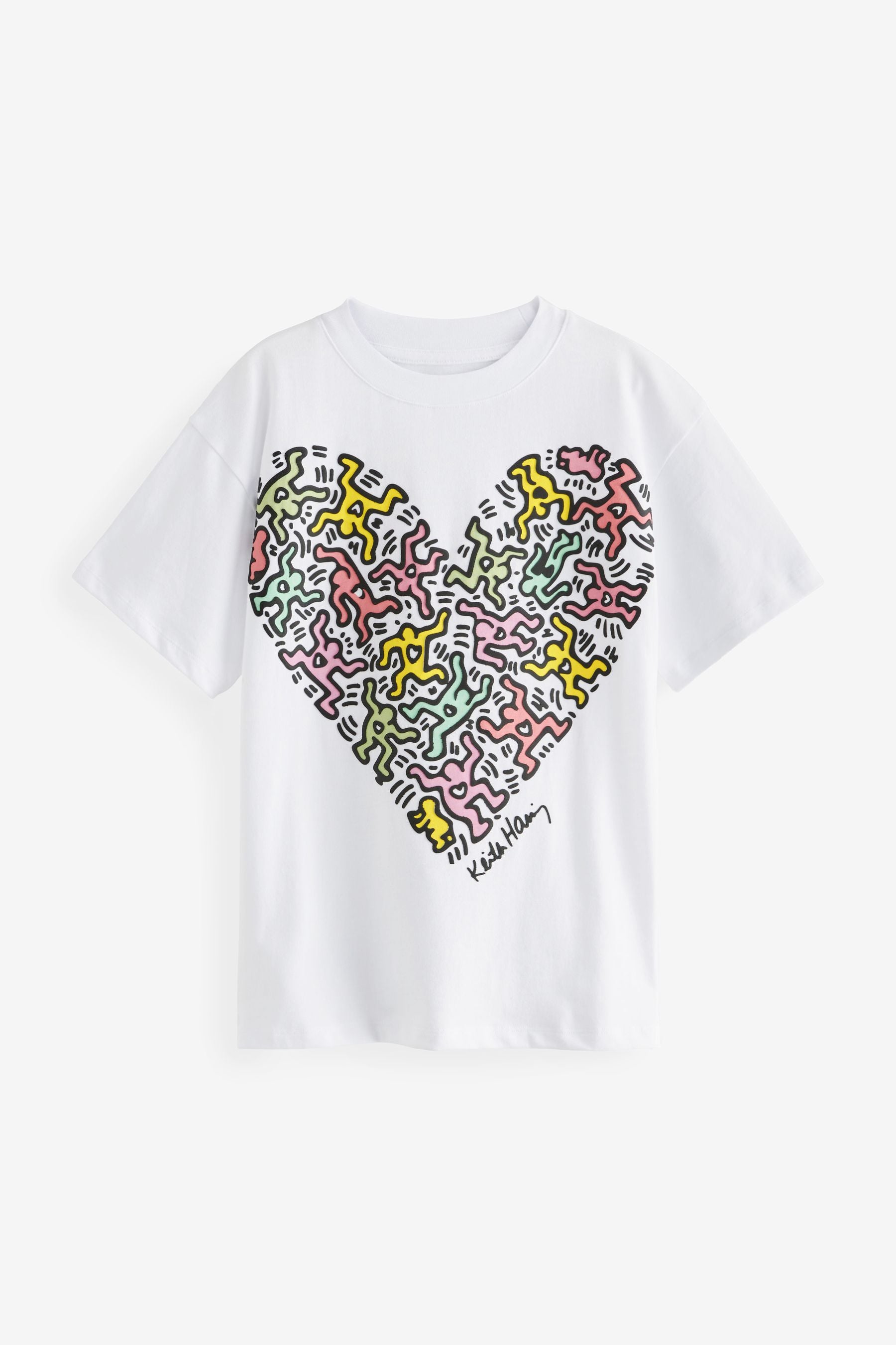 Keith Haring White Artist License T-Shirt (3-16yrs)